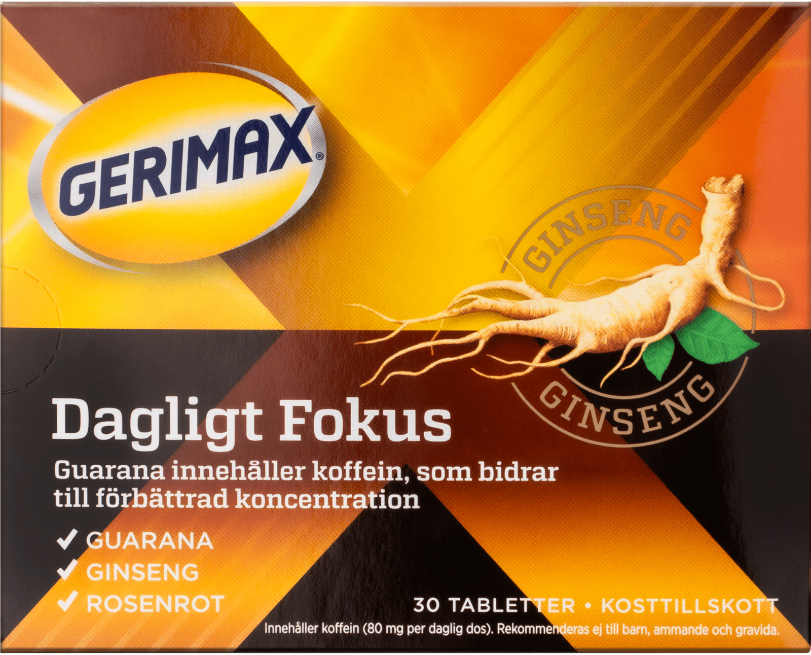 Gerimax Dagligt Fokus 30 tabletter