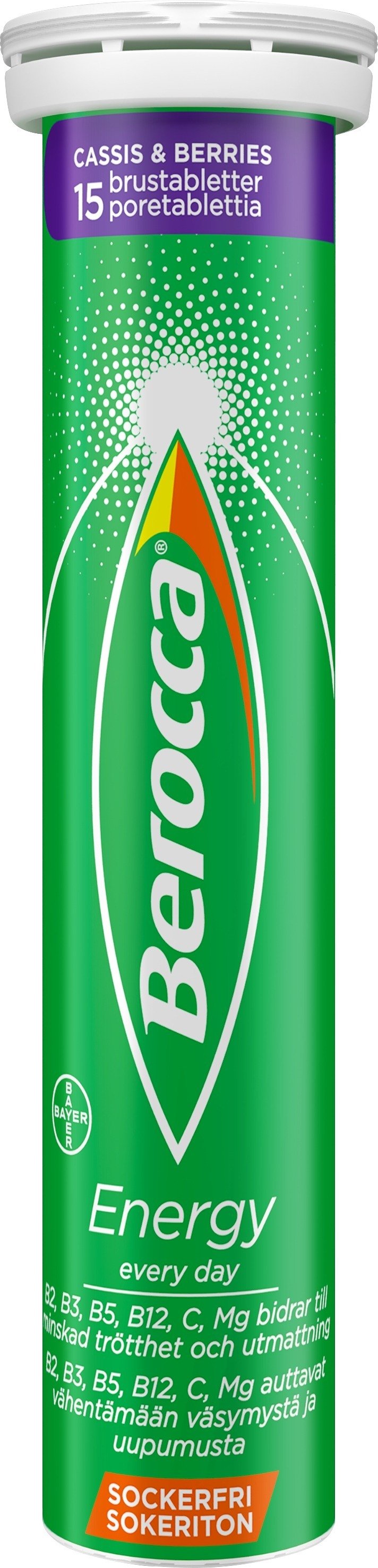 Berocca Energy Cassis & Berries 15 brustabletter