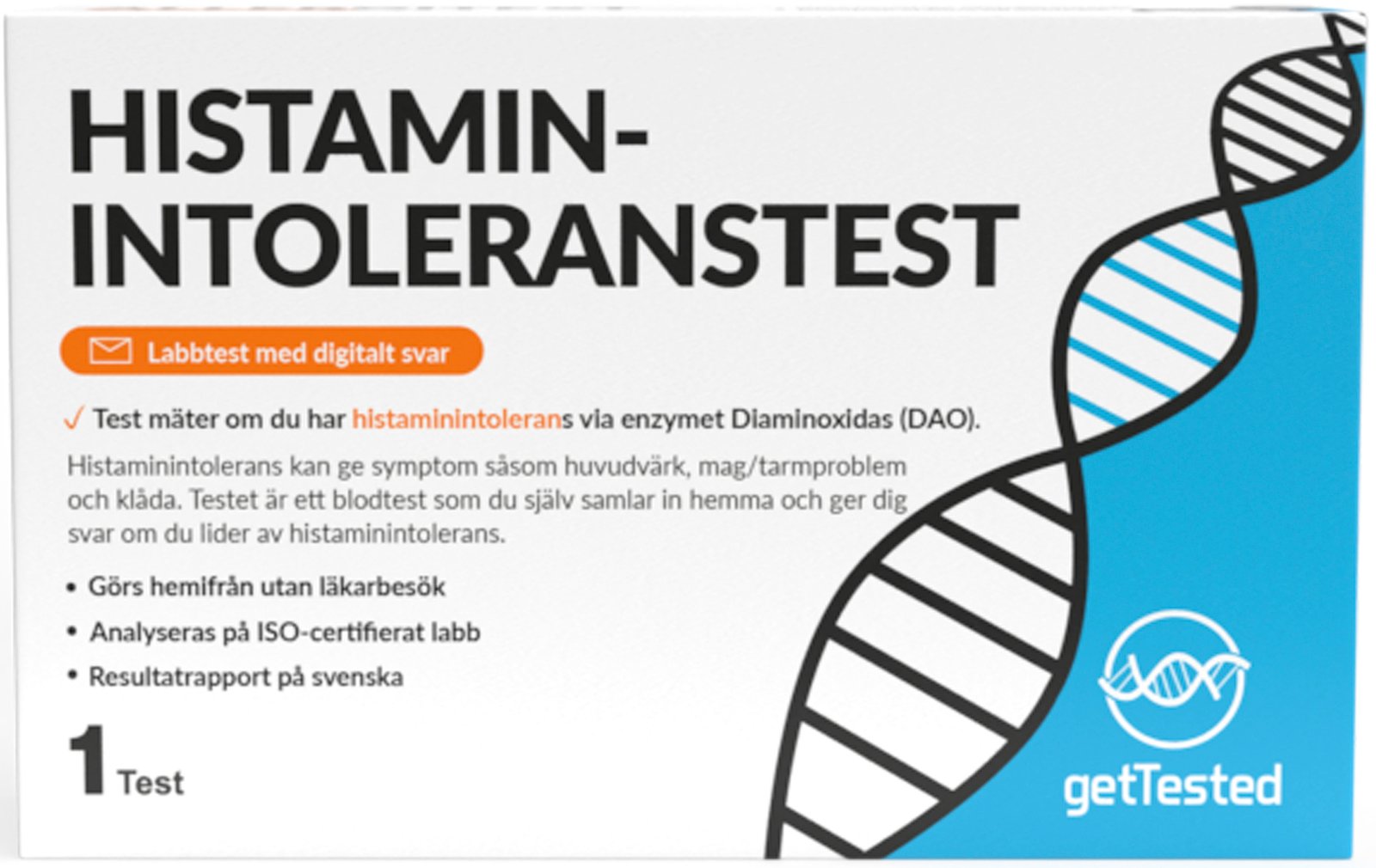 Get Tested Histaminintoleranstest (Labbtest)