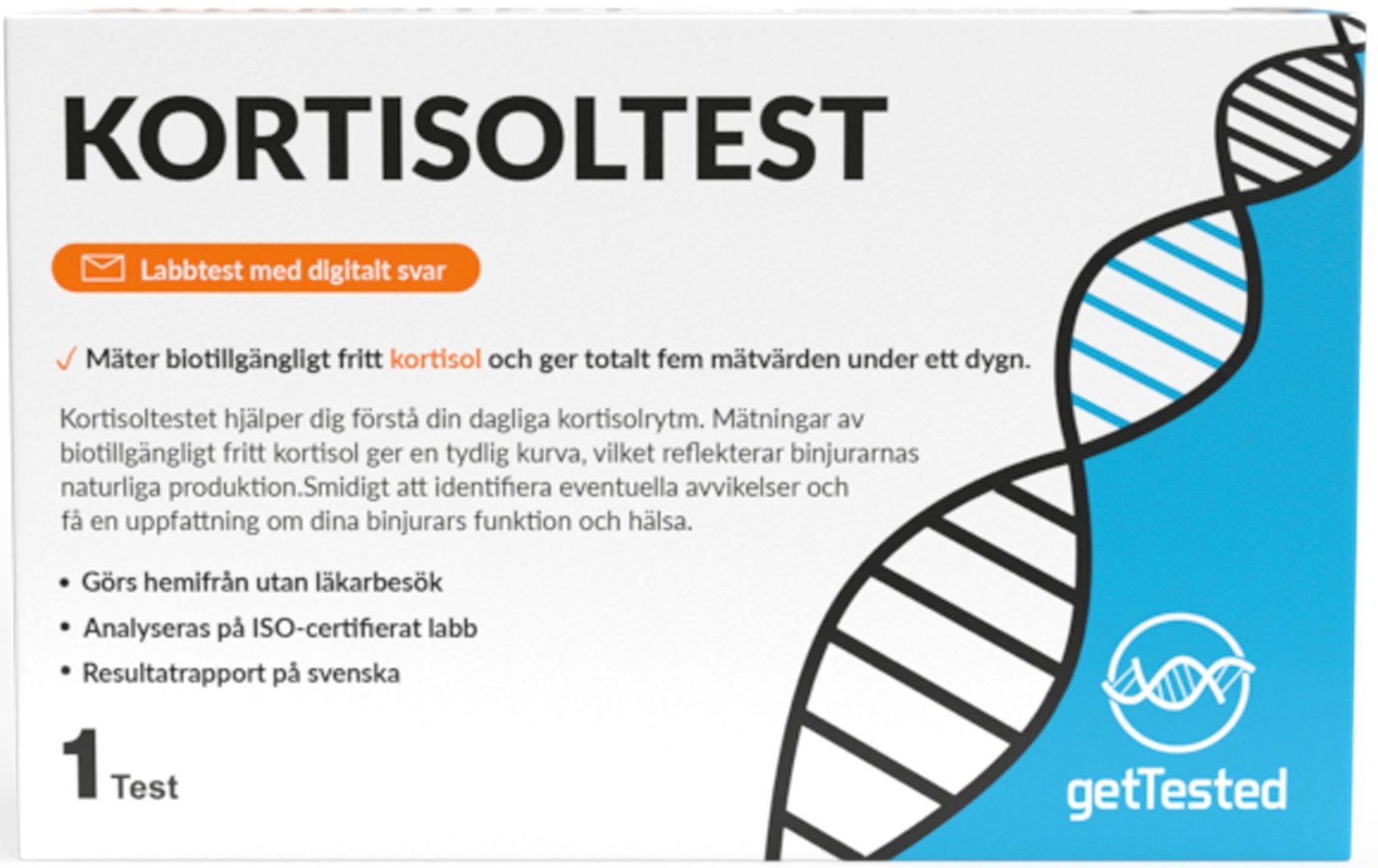 Get Tested Kortisoltest (Labbtest)