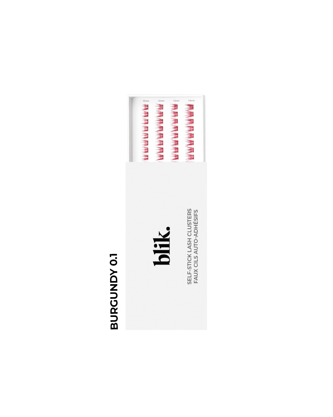 Blik Self-Stick Lash Clusters Burgundy 0.1
