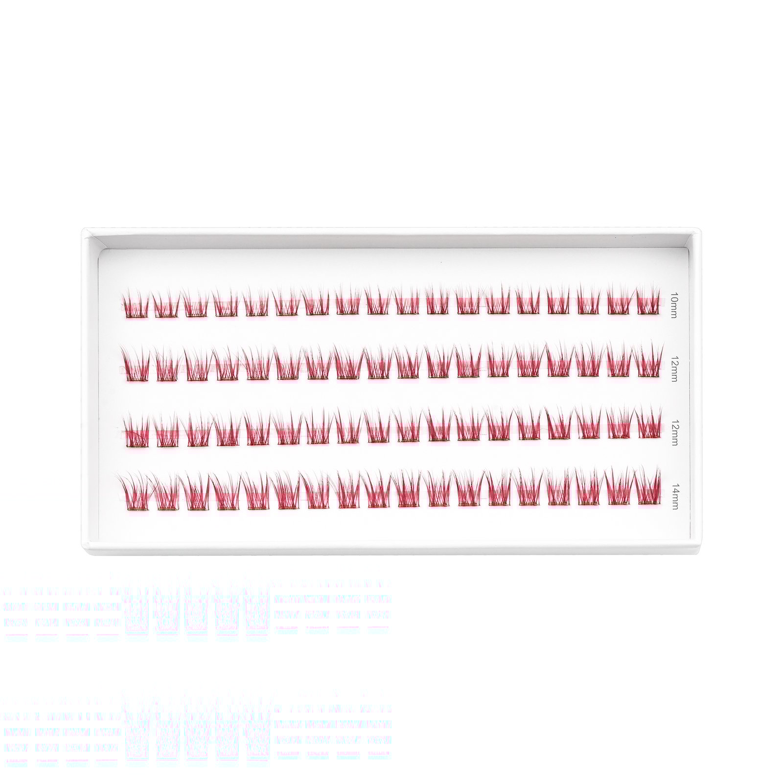 Blik Self-Stick Lash Clusters Burgundy 0.1