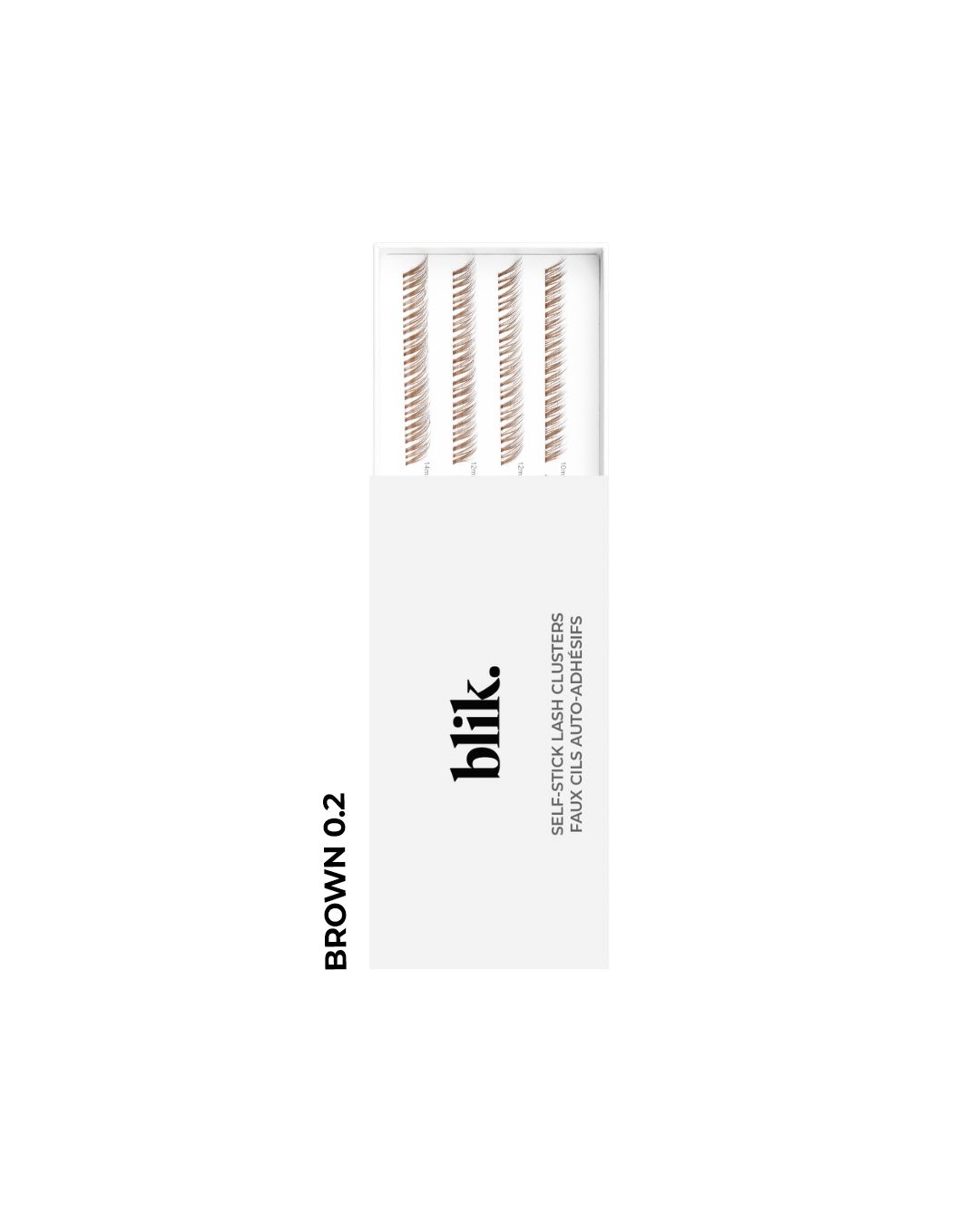Blik Self-Stick Lash Clusters Brown 0.2