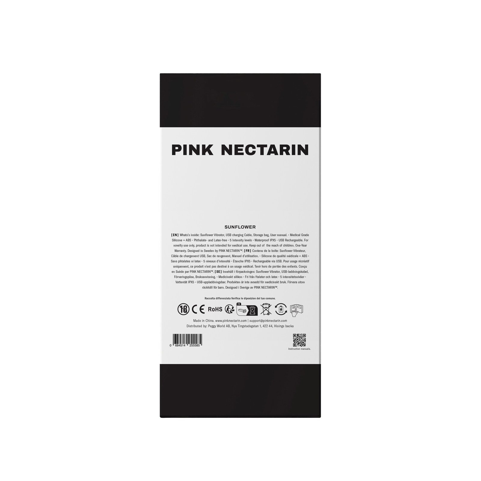 Pink Nectarin SunFlower Pulse Vibrator