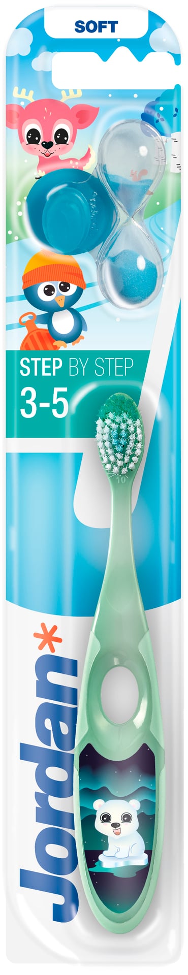 Jordan Soft 3-5 år Tandborste 1 st