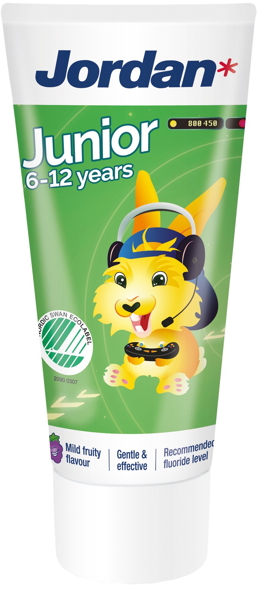 Jordan Junior tandkräm 6-12 år 50 ml - Blandade färger