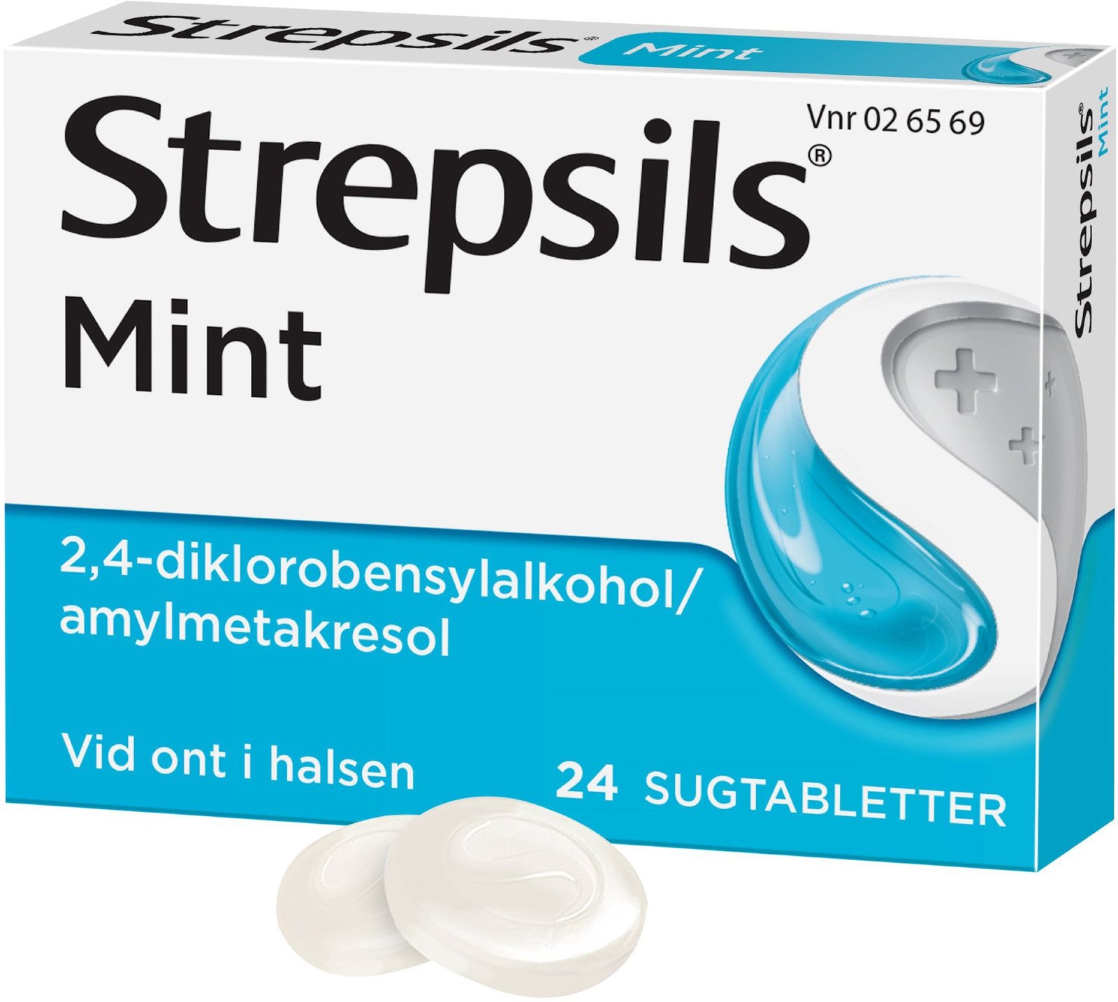 Strepsils Mint 24 sugtabletter