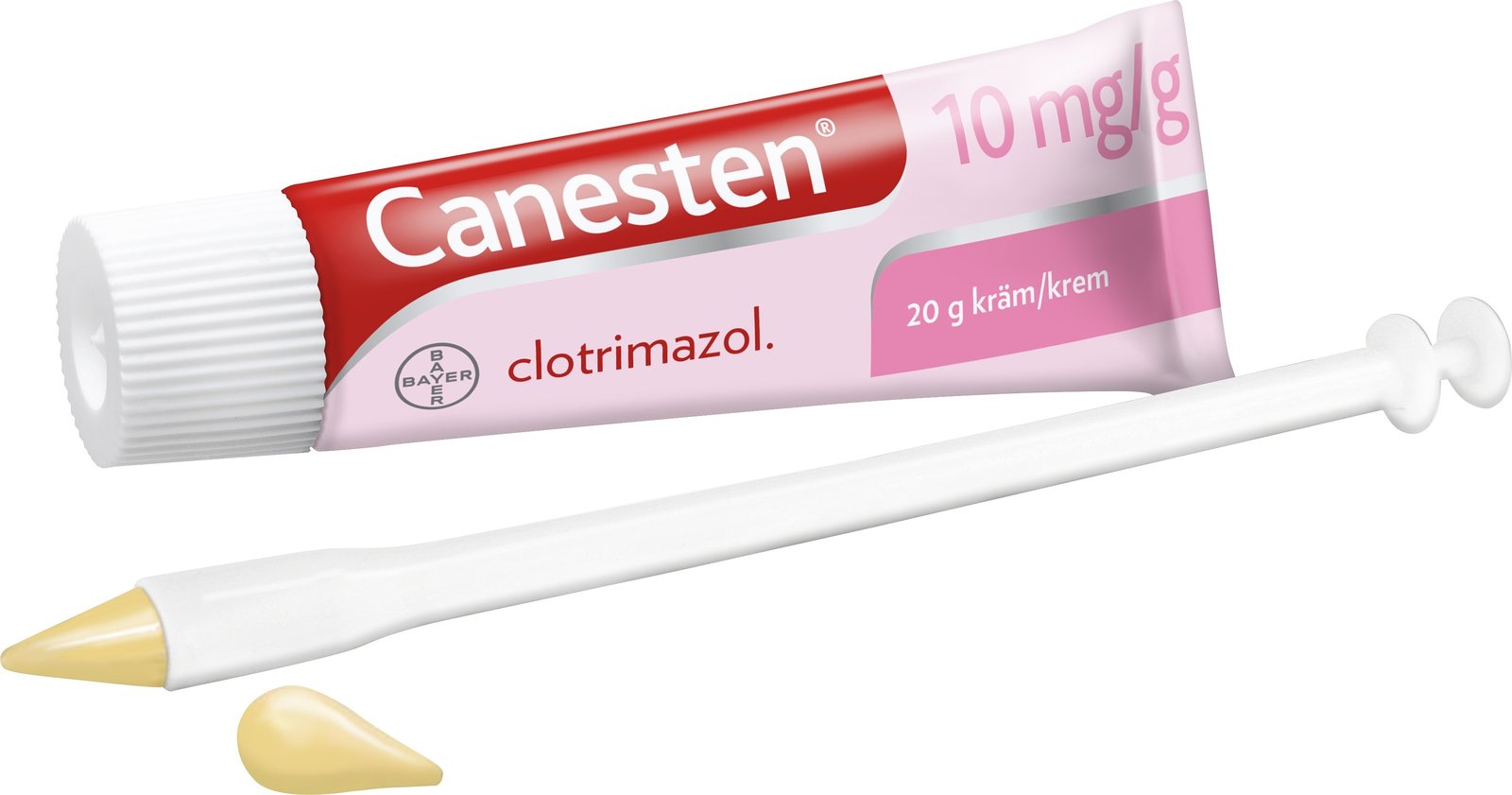 Kombinationsförpackning Mjuk Vaginalkapsel 500mg 1 st + 20g Vaginalkräm 10mg/g