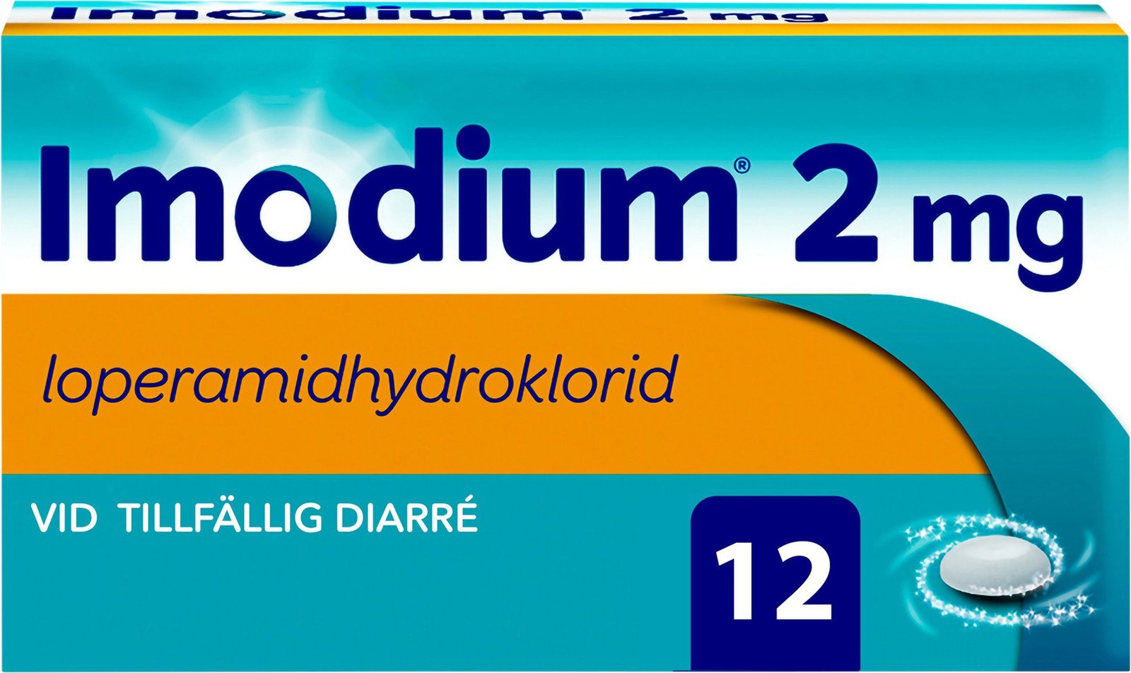 Imodium Munsönderfallande Tabletter 2mg 12 st
