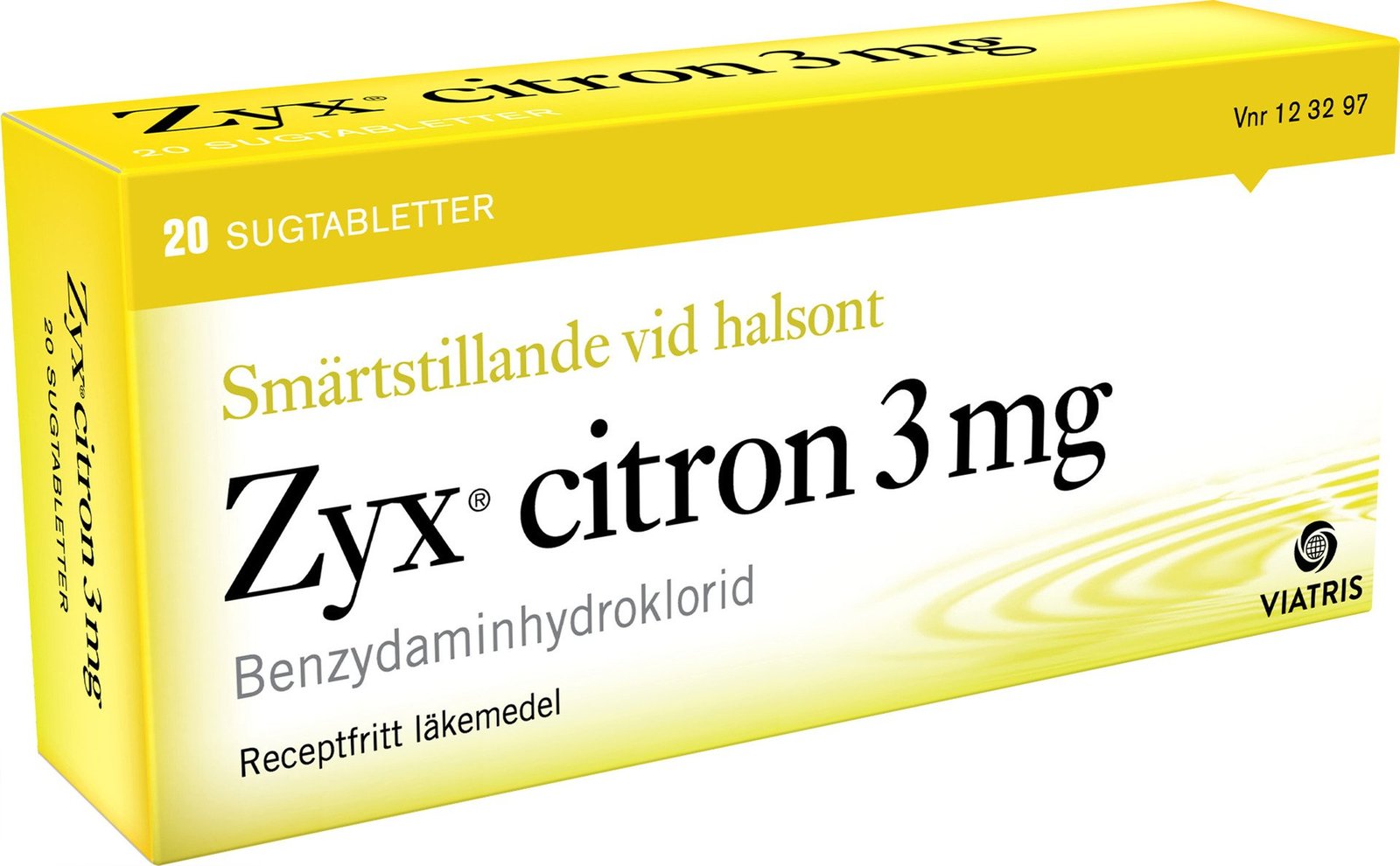 Zyx Citron 3 mg 20 sugtabletter