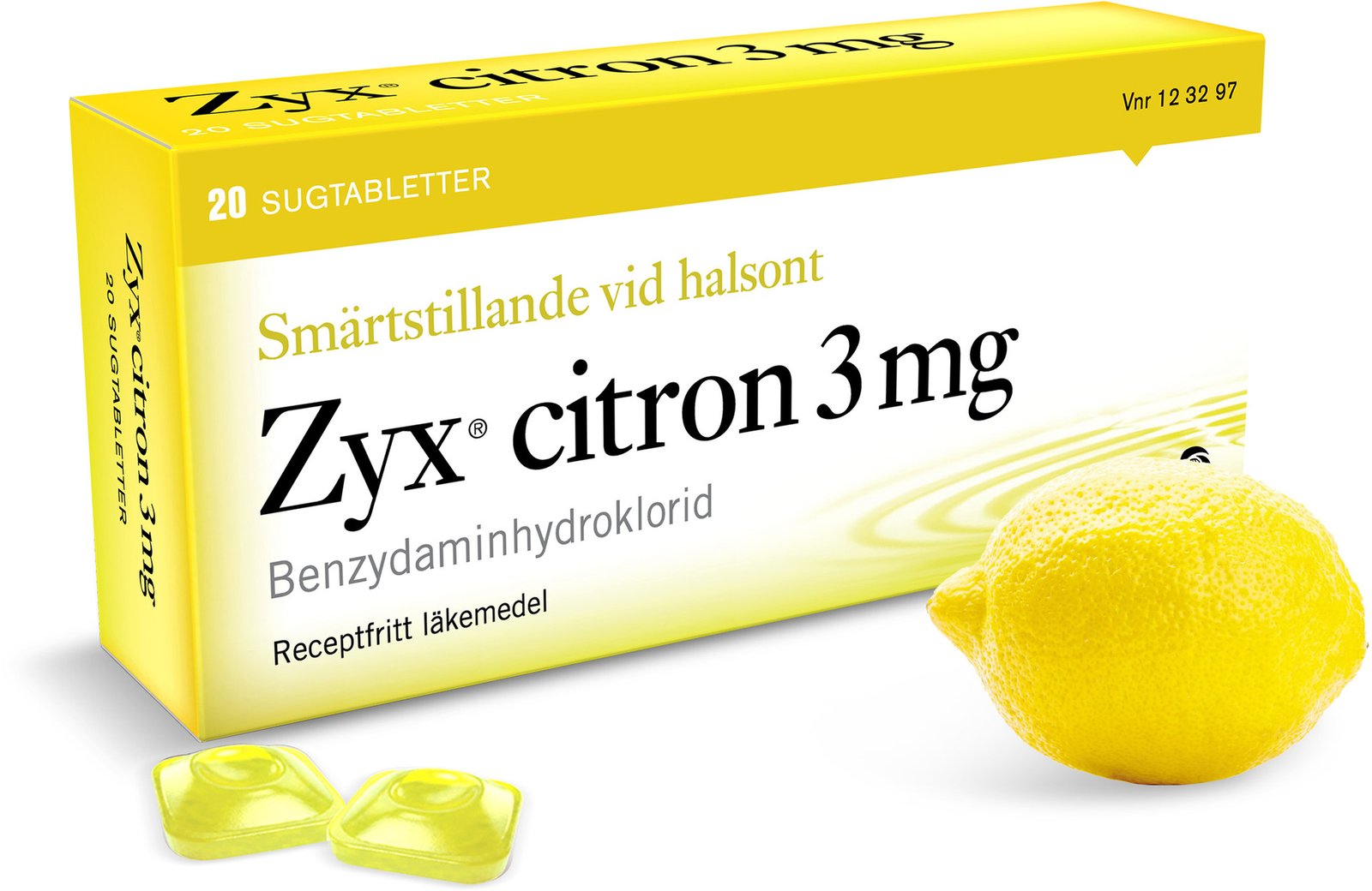 Zyx Citron 3 mg 20 sugtabletter