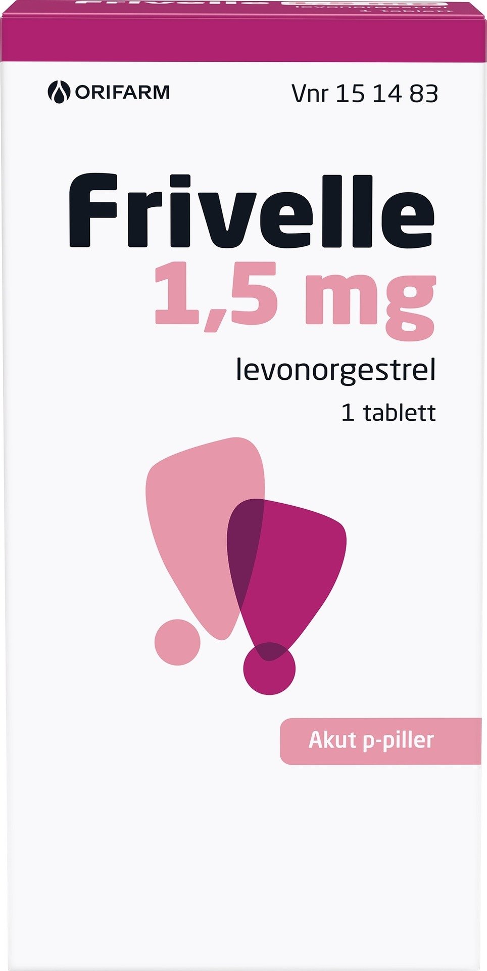 Frivelle 1,5 mg 1 tablett
