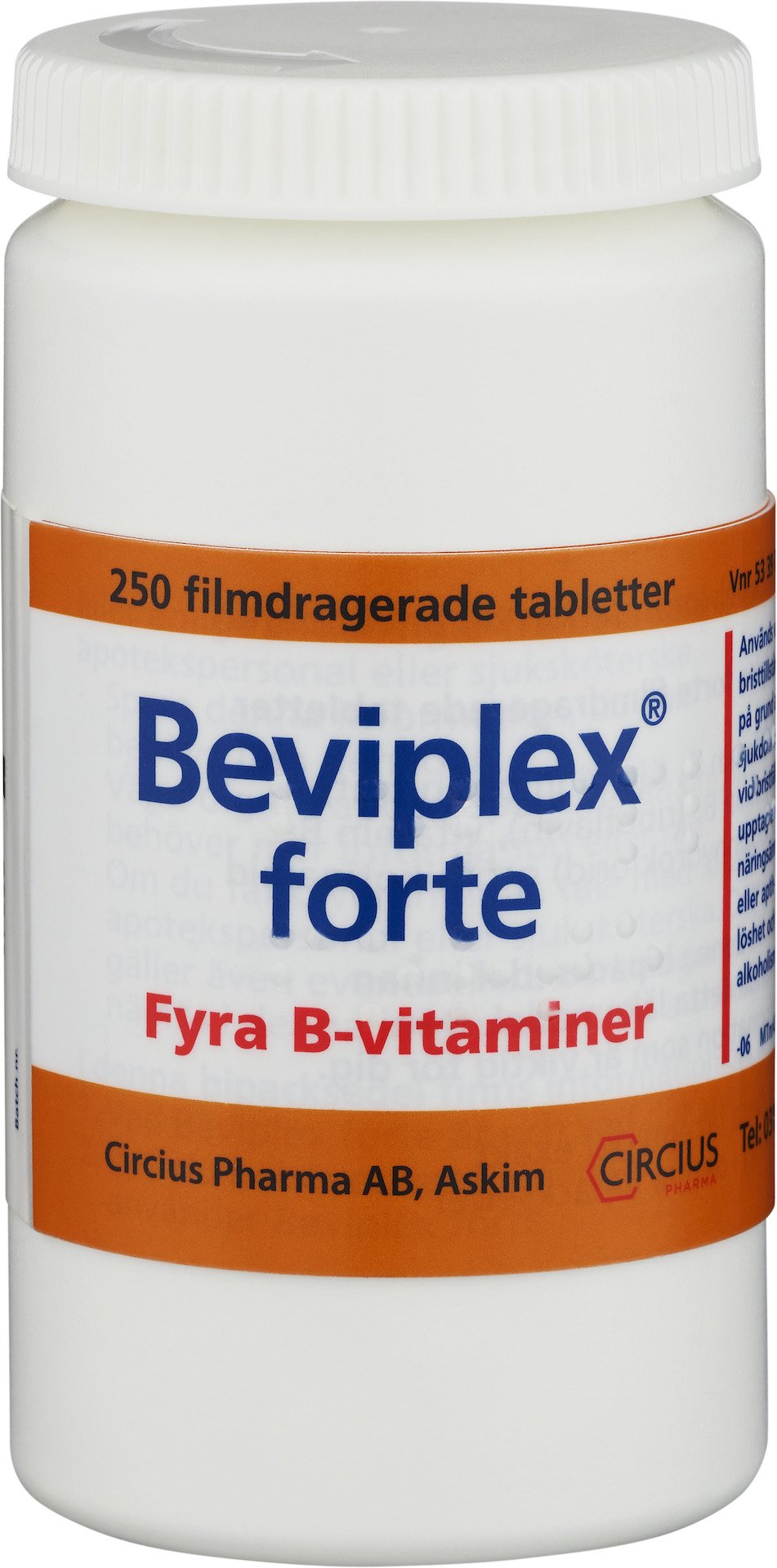 Beviplex Forte Filmdragerad Tablett 250 st