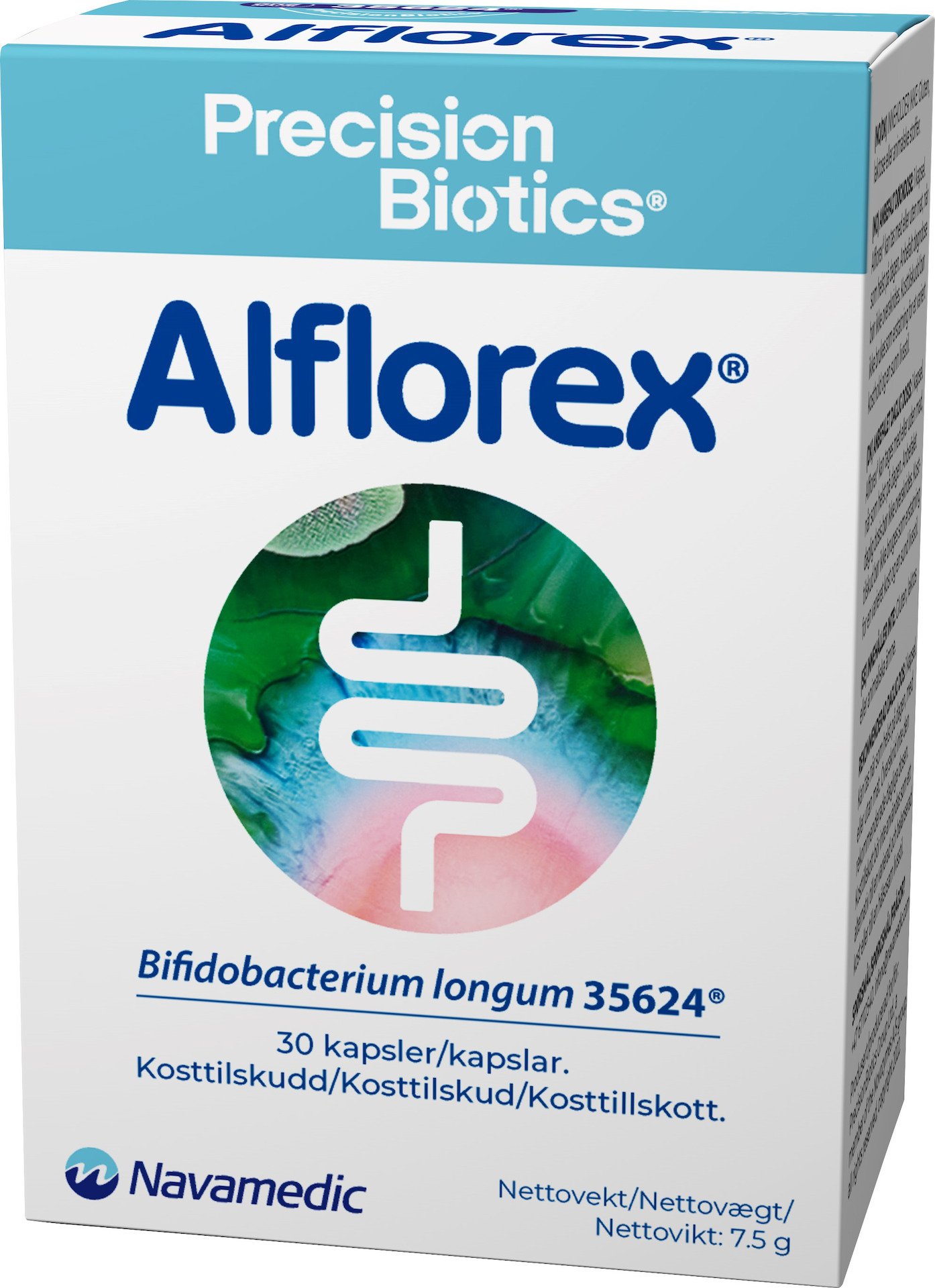 Alflorex Bifidobakterier 30 kapslar