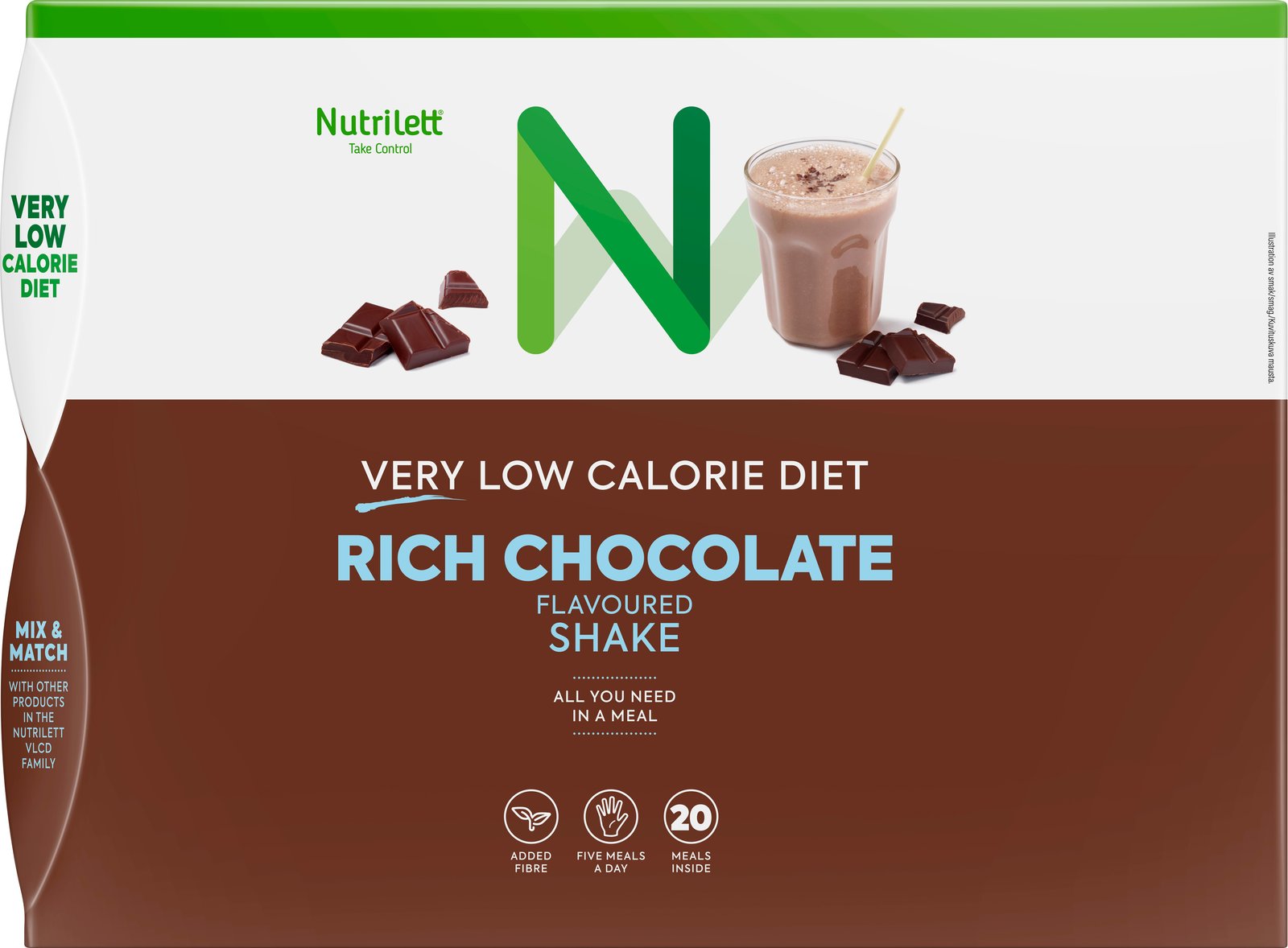 Nutrilett VLCD Rich Chocolate Shake 20 st