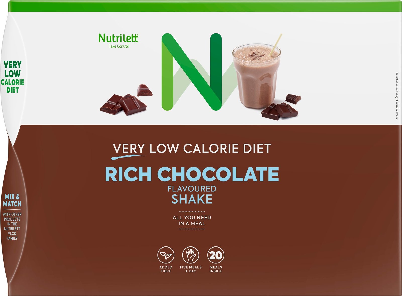 Nutrilett VLCD Rich Chocolate Shake 20 st