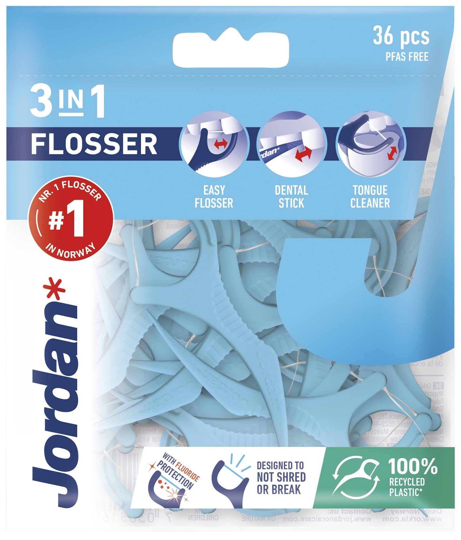 Jordan 3 in 1 Flosser 36 st