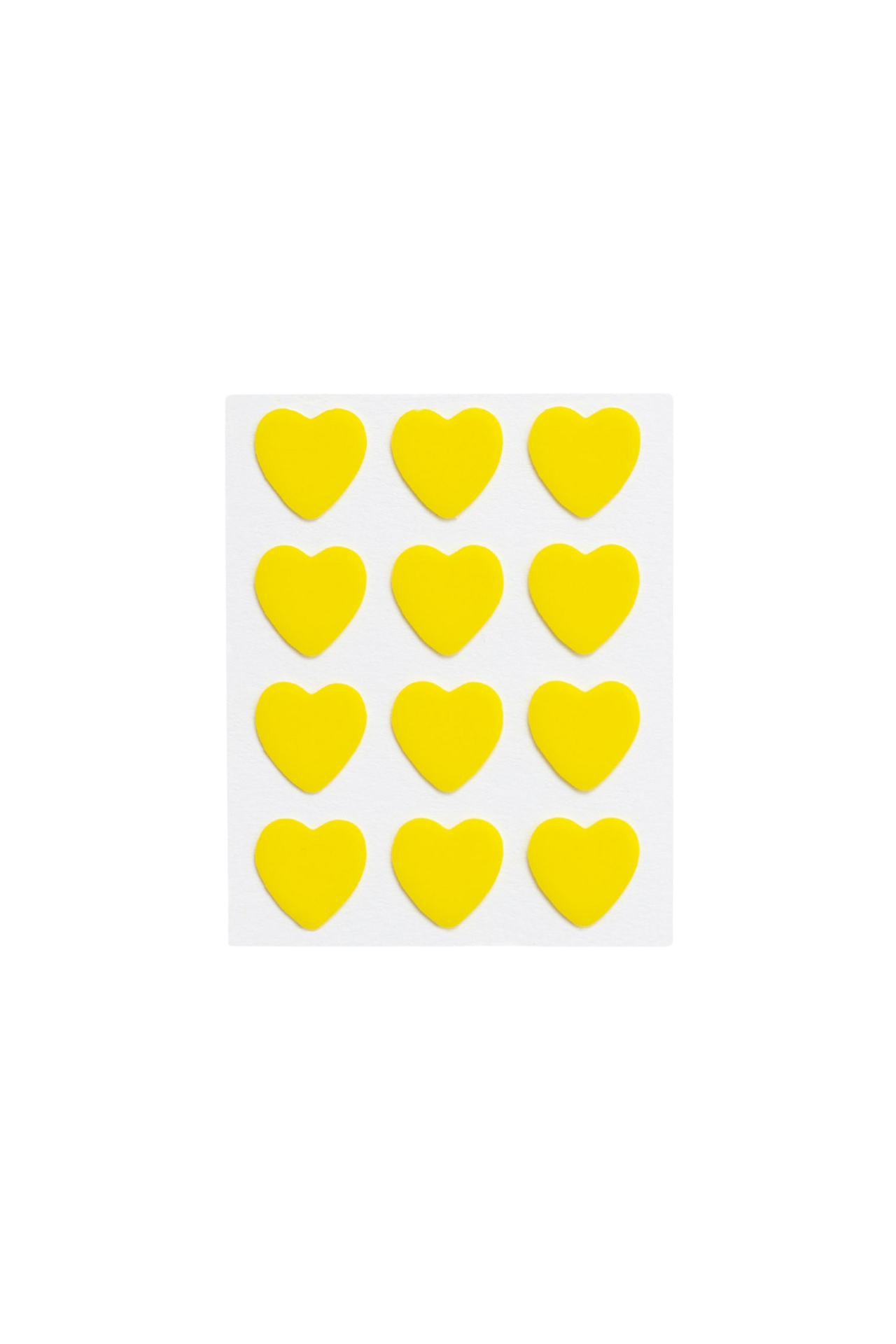 Peggy World Blemish Patches Hearts and Stars Yellow 24 st