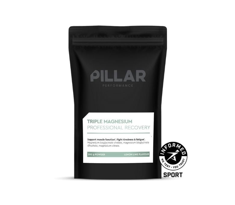 Pillar Performance Triple Magnesium Professional Recovery Powder Lemon Lime Pouch 200g