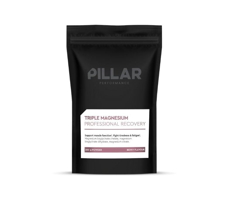 Pillar Performance Triple Magnesium Professional Recovery Powder Berry Pouch 200 g