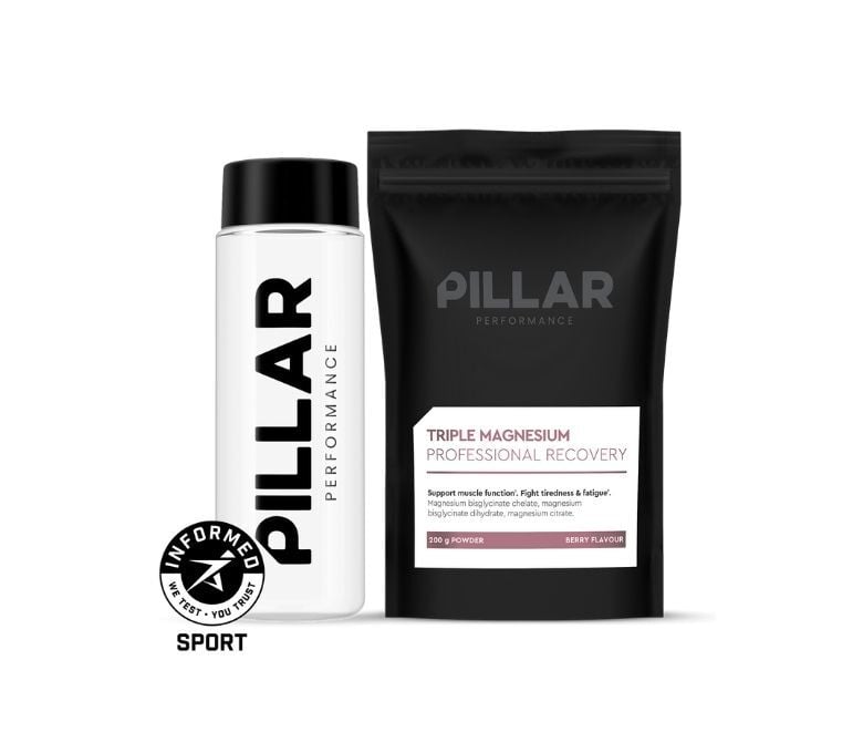 Pillar Performance Triple Magnesium Professional Recovery Powder Berry Pouch 200 g