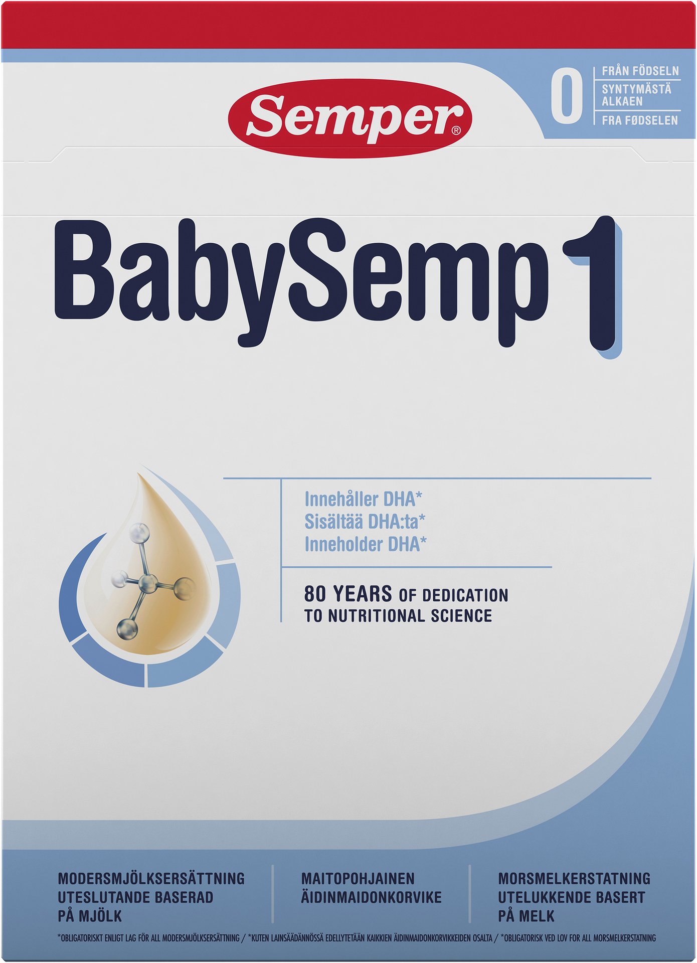 Semper BabySemp 1 Modersmjölksersättning 800g