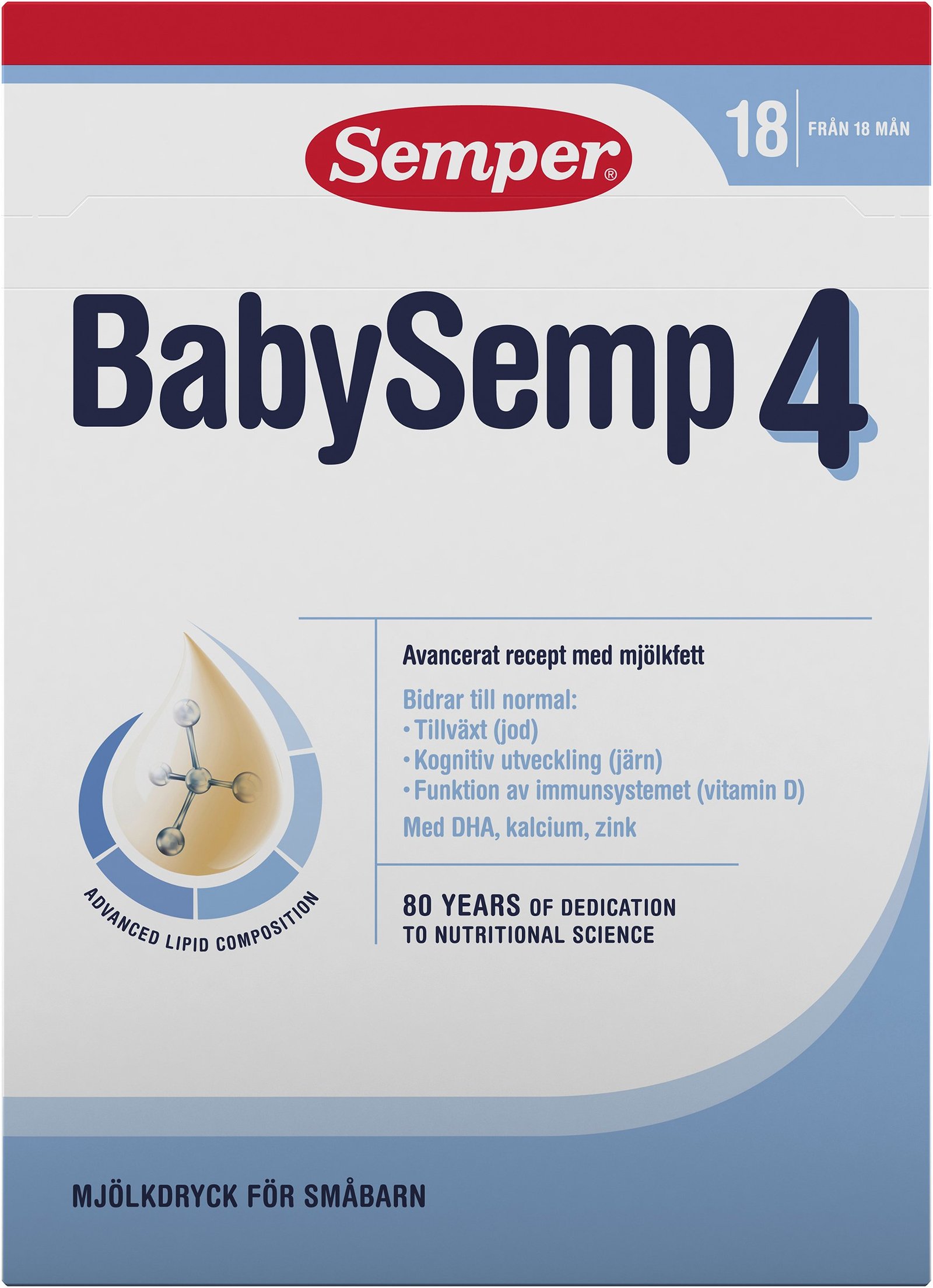 Semper BabySemp 4 Mjölkdryck 800g