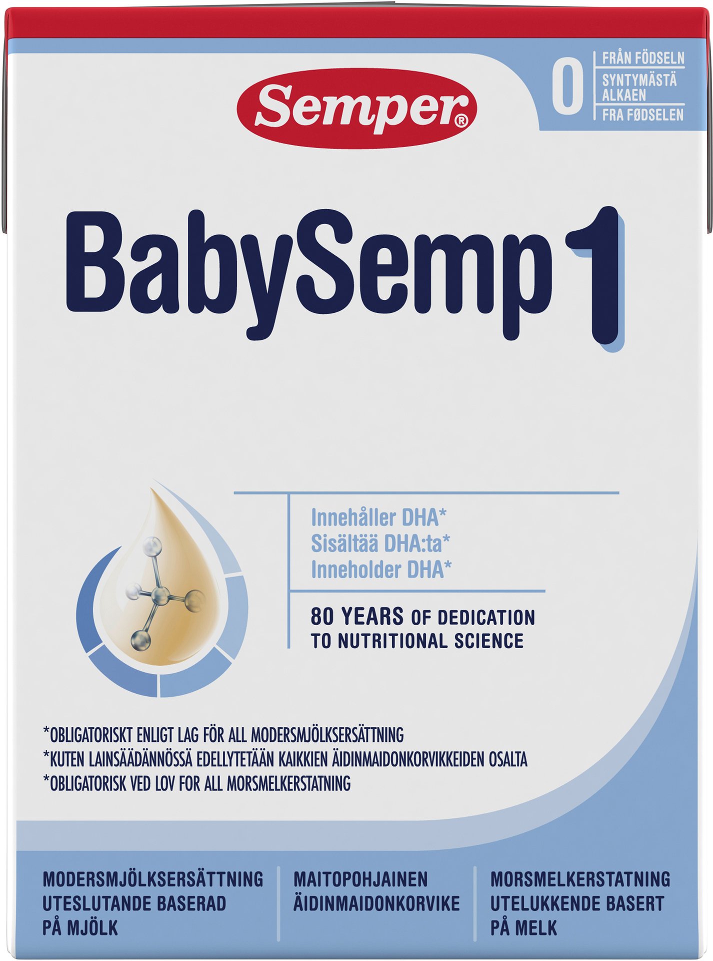 Semper BabySemp 1 Drickfärdig Modersmjölksersättning 200 ml