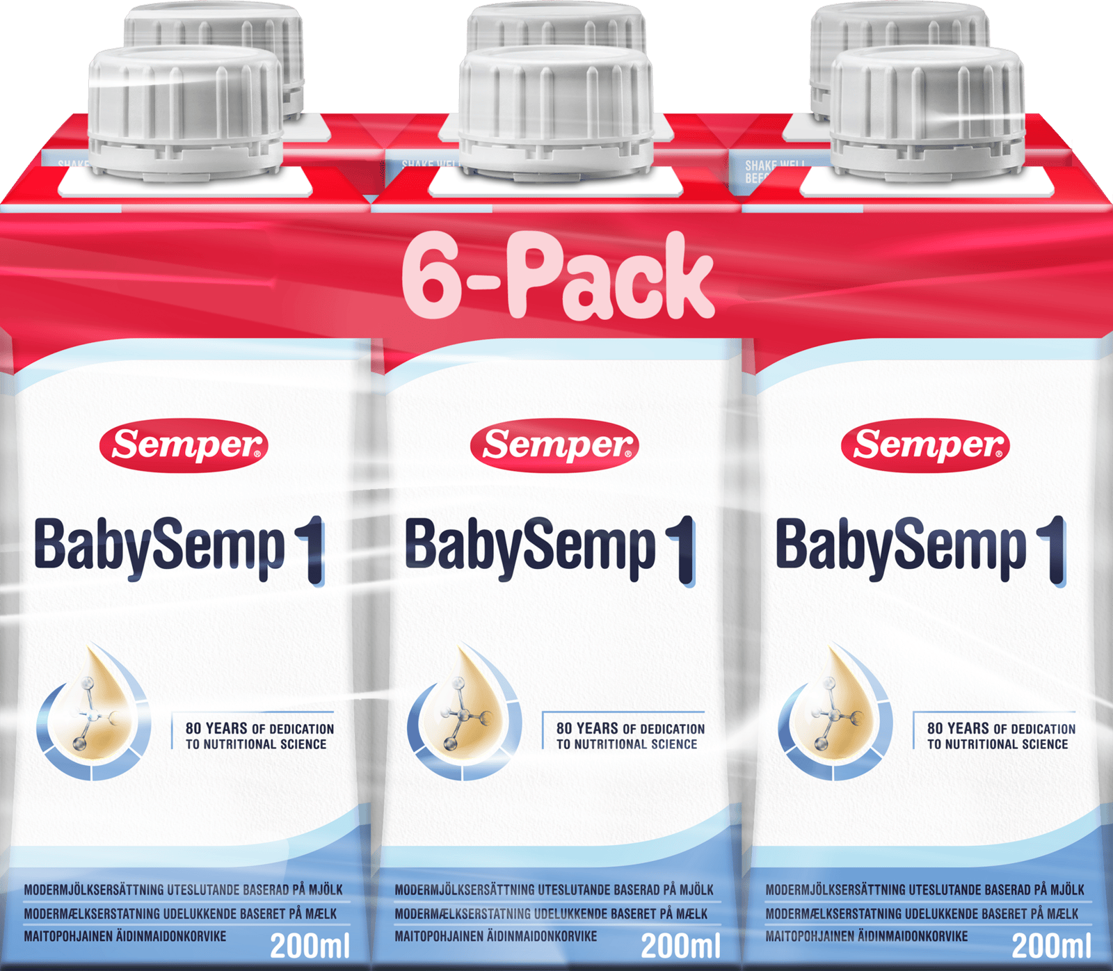 Semper Babysemp 1 6-pack DRF 0-6 månader