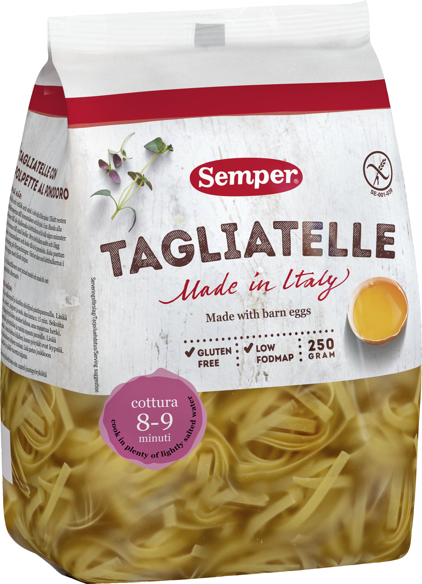 Semper Glutenfri Tagliatelle 250 g