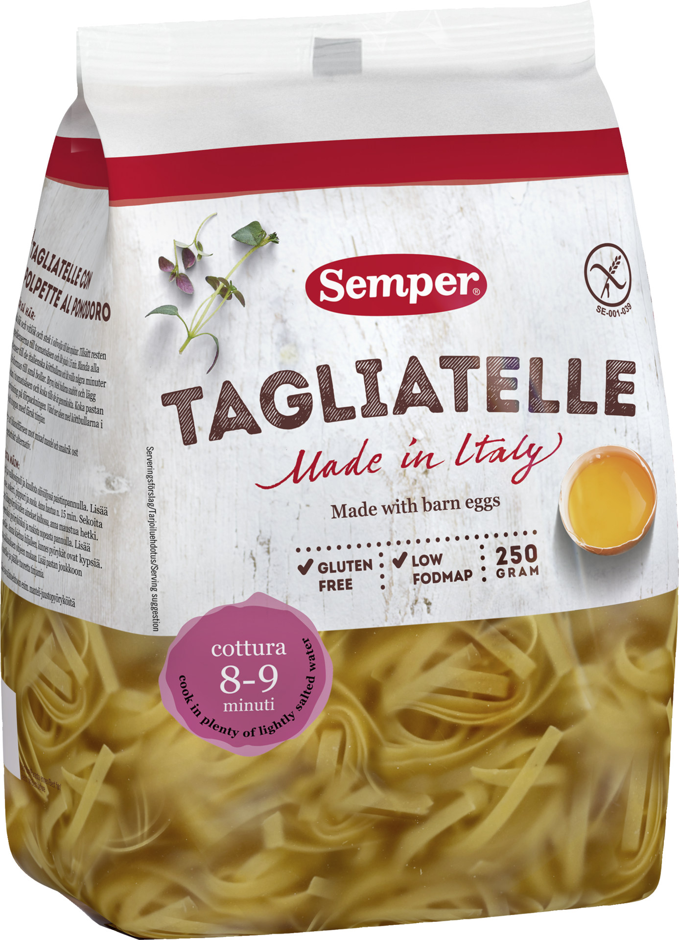 Semper Glutenfri Tagliatelle 250 g
