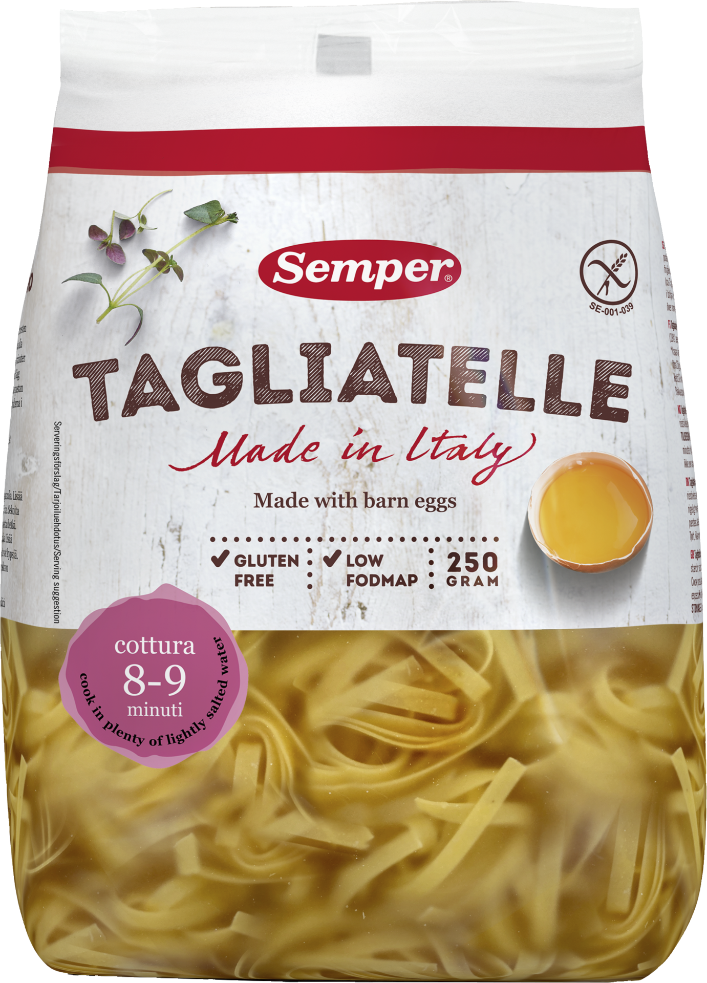 Semper Glutenfri Tagliatelle 250 g
