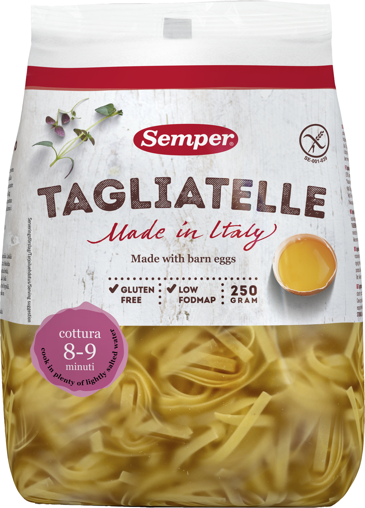 Semper Glutenfri Tagliatelle 250 g
