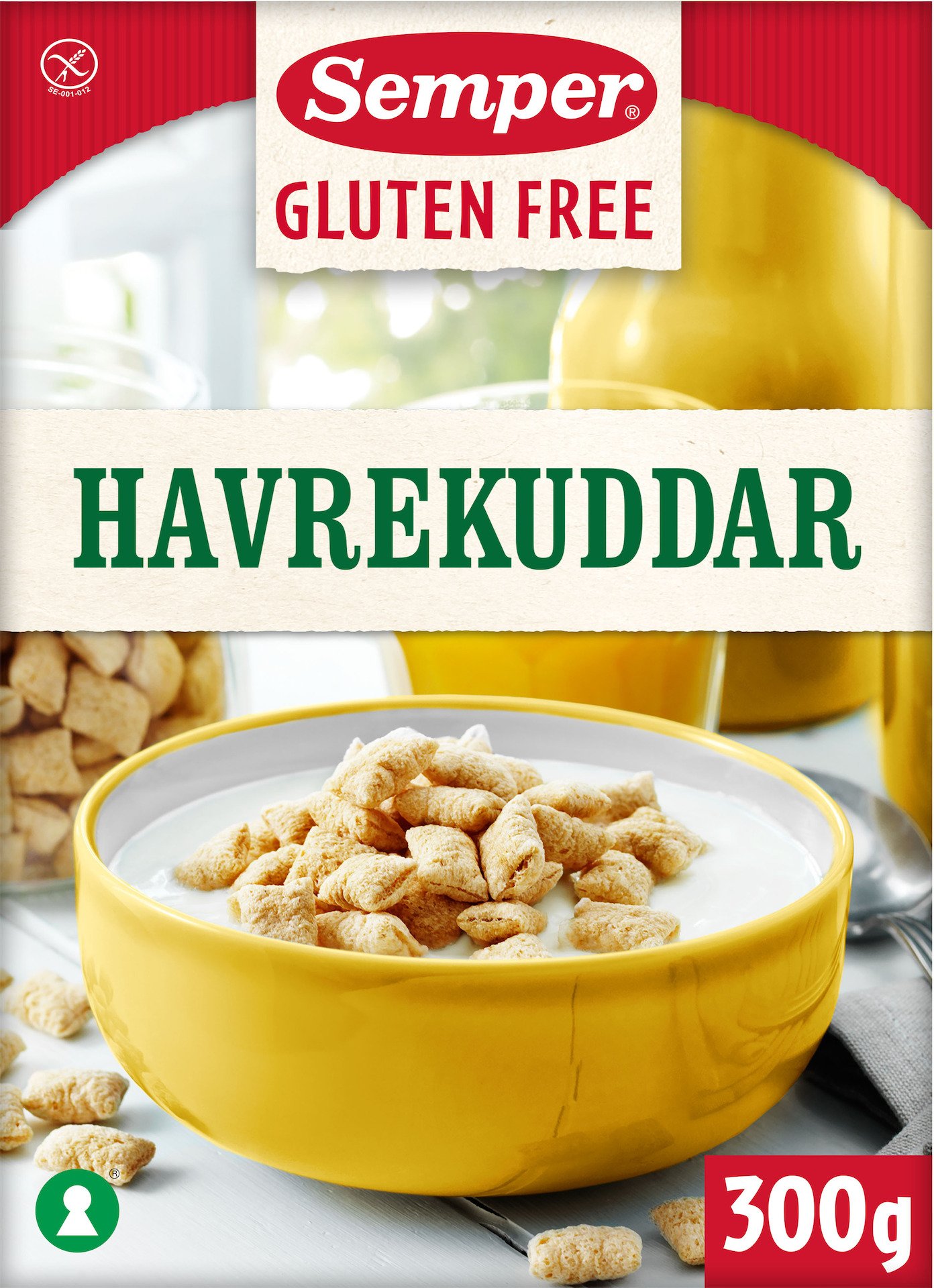 Semper Havrekuddar Glutenfri 300 g