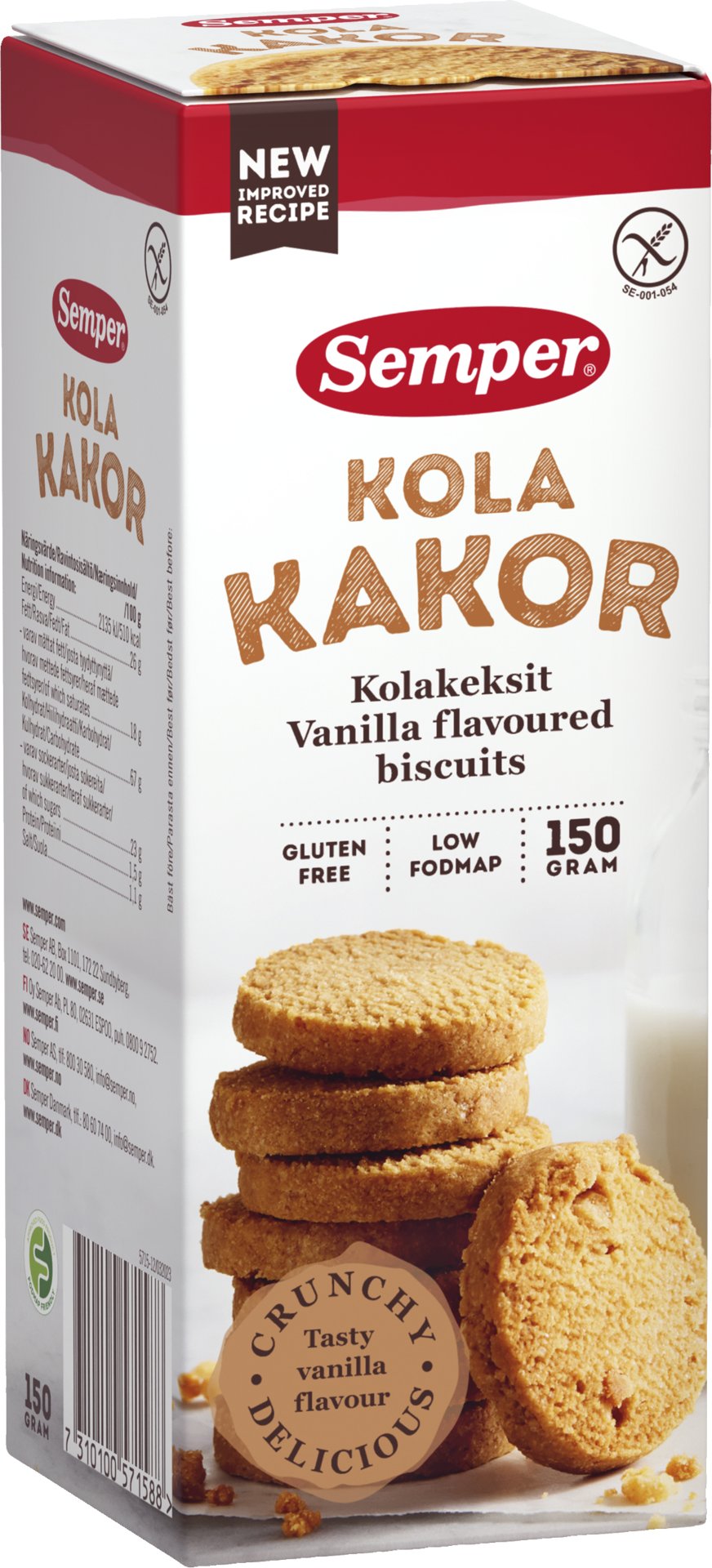 Semper Glutenfria Kolakakor 150 g