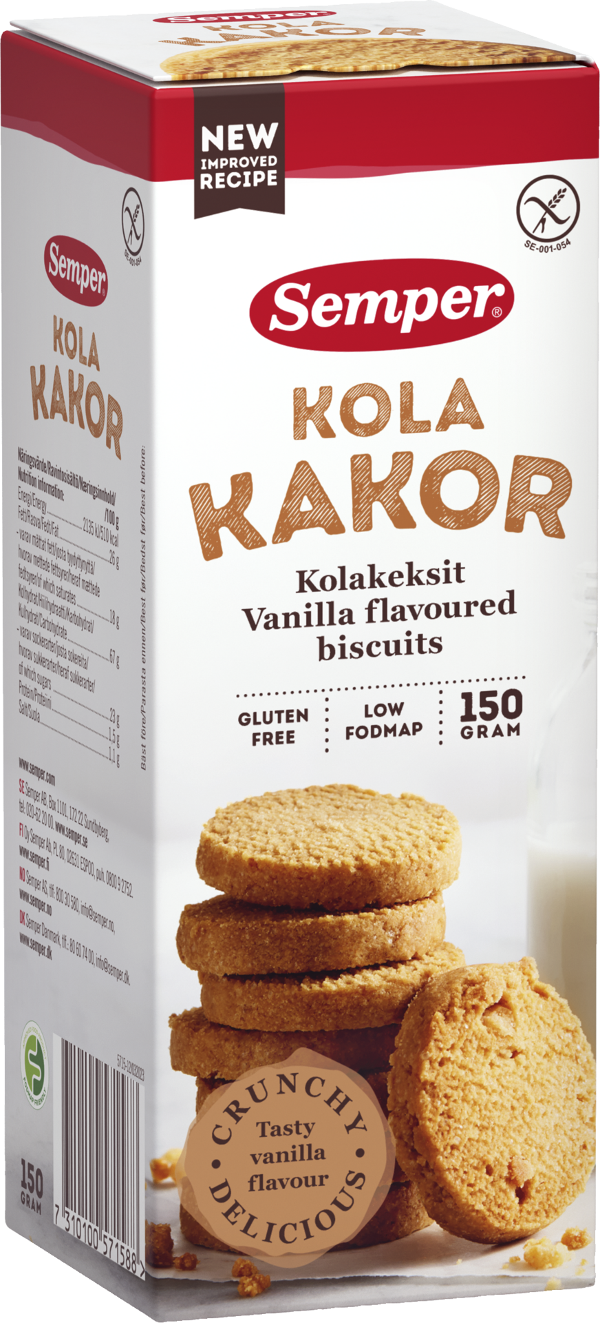 Semper Glutenfria Kolakakor 150 g