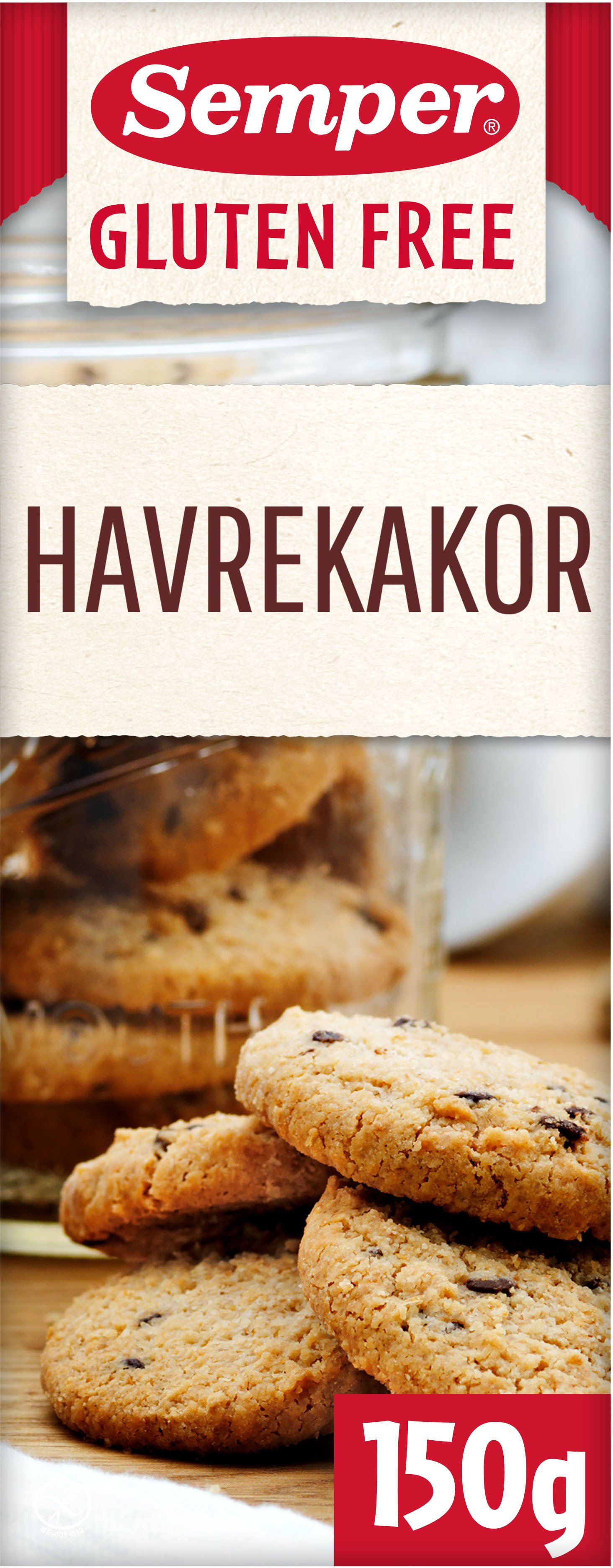 Semper Glutenfria Havrekakor 150 g