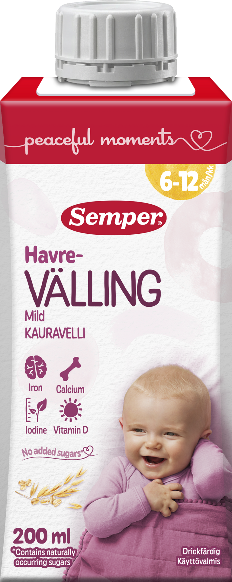Semper Havrevälling Mild 6 månader