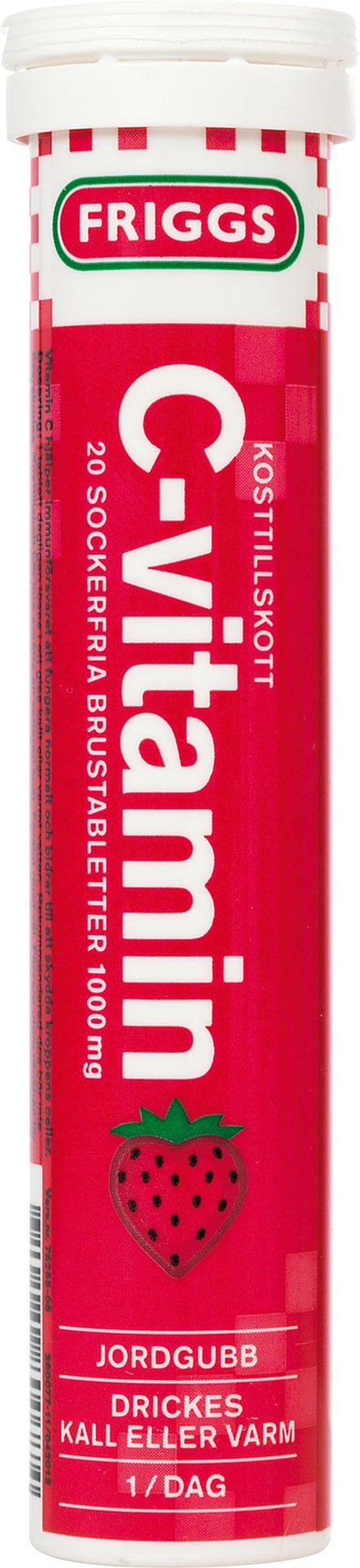 Friggs C-Vitamin Jordgubb 20 brustabletter