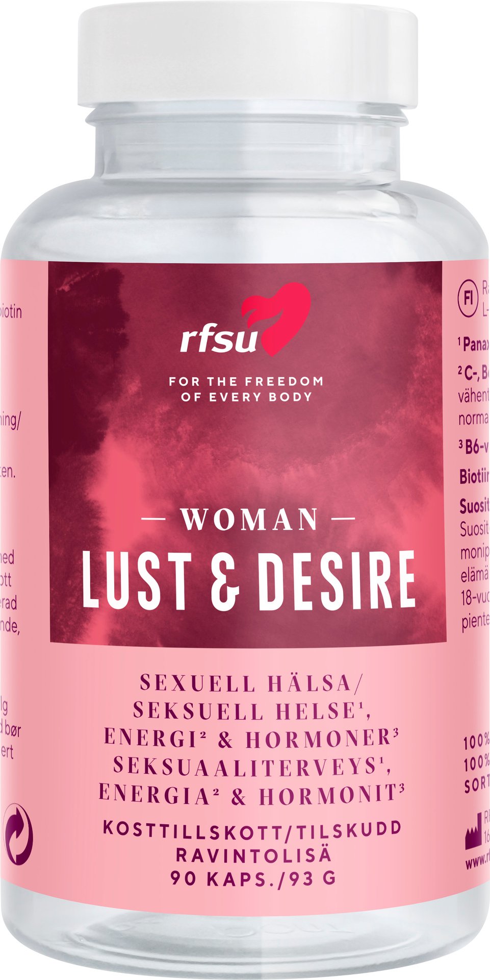 RFSU Lust & Desire Woman 90 kapslar