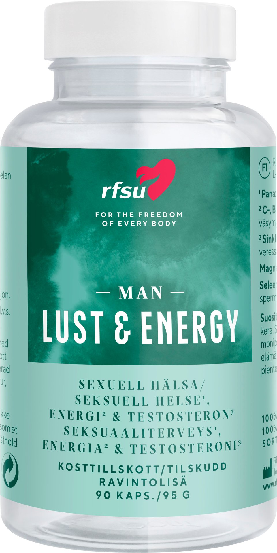 RFSU Lust & Energy Man 90 kapslar