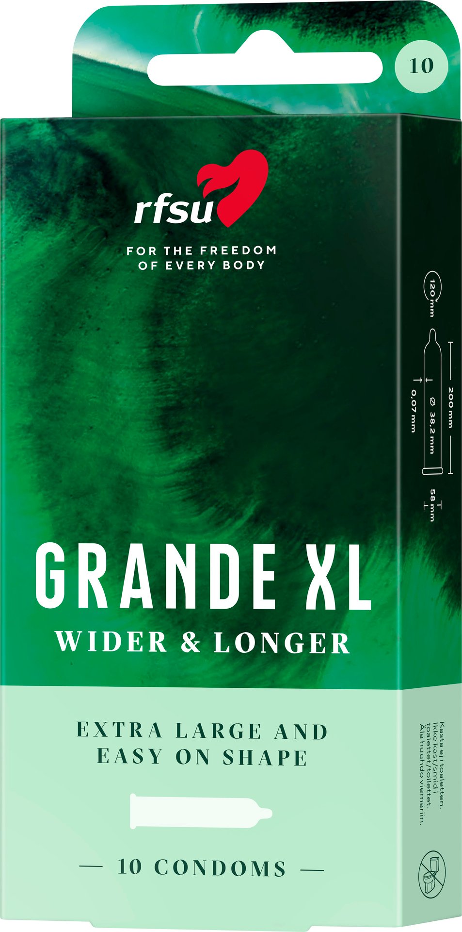 RFSU Grande XL kondomer 10 st