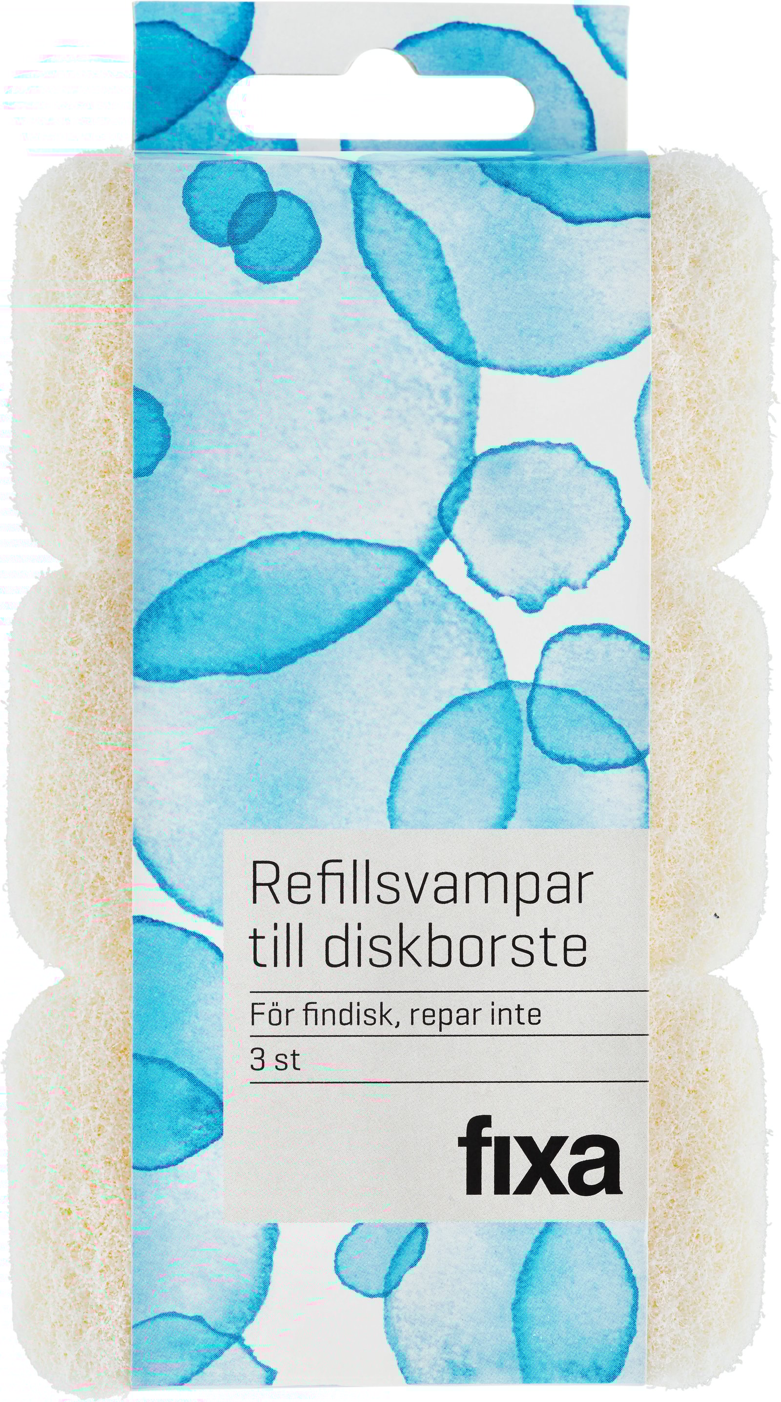 Fixa Refillsvampar Fin Till diskborste 3 st
