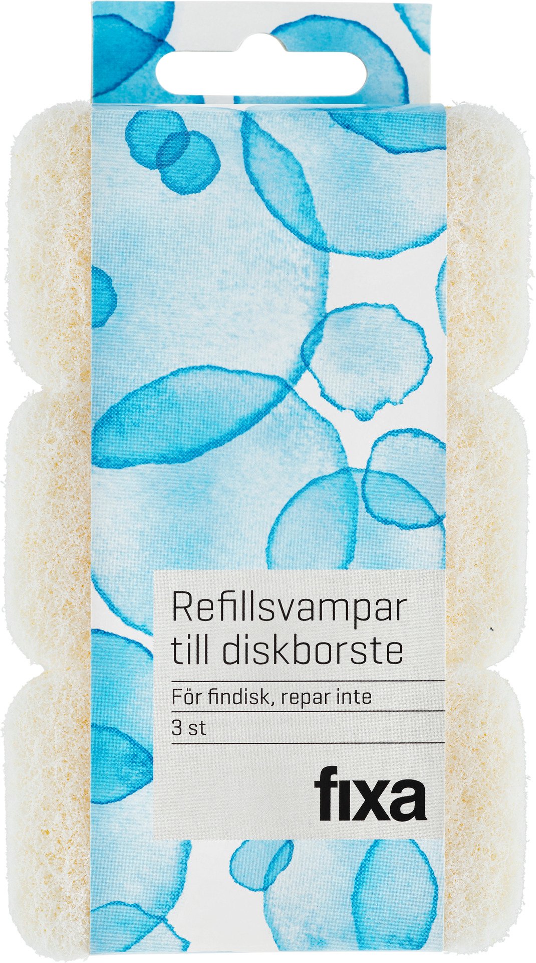 Fixa Refillsvampar Fin Till diskborste 3 st