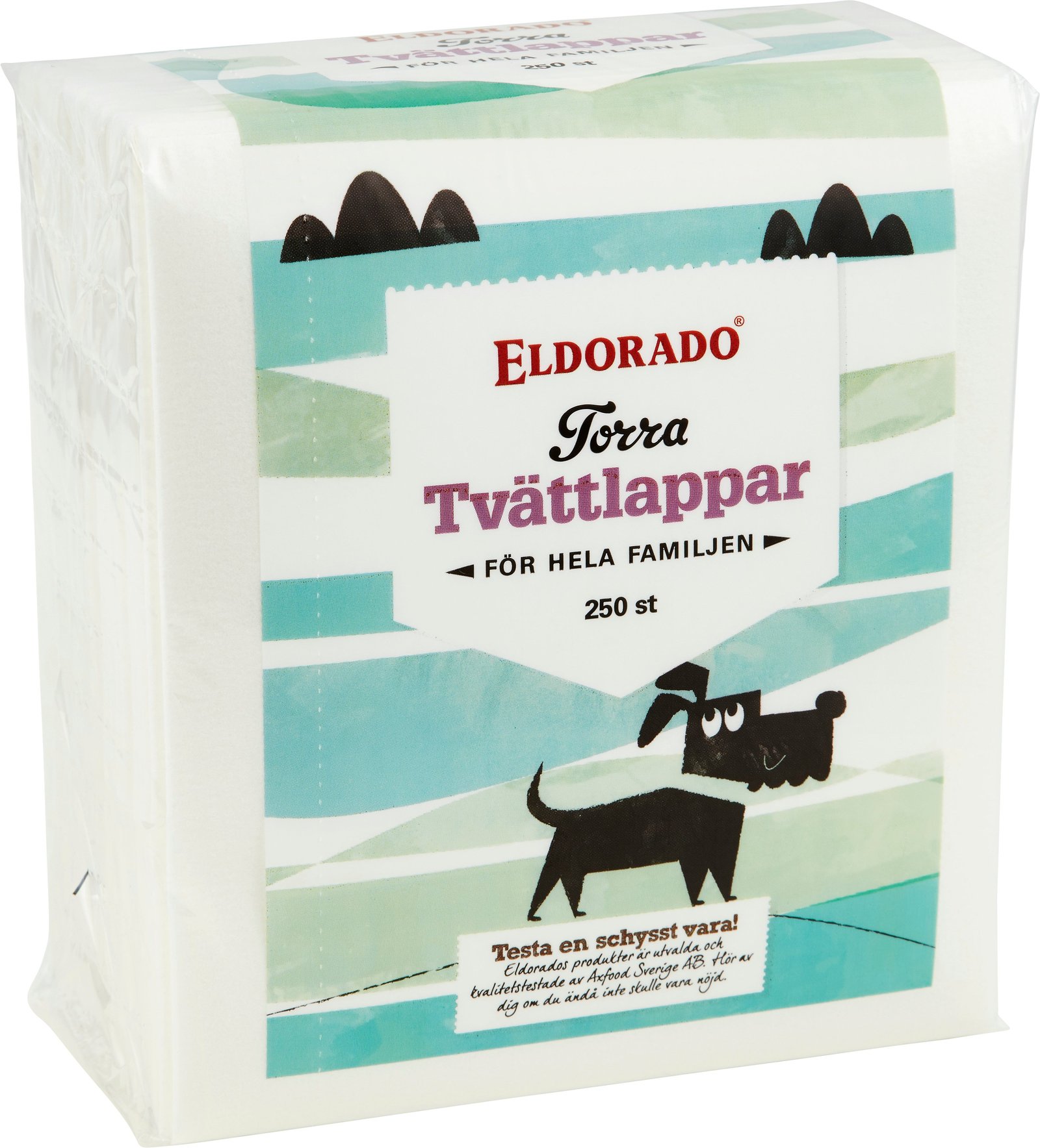 Eldorado Tvättlappar Torra 250 st
