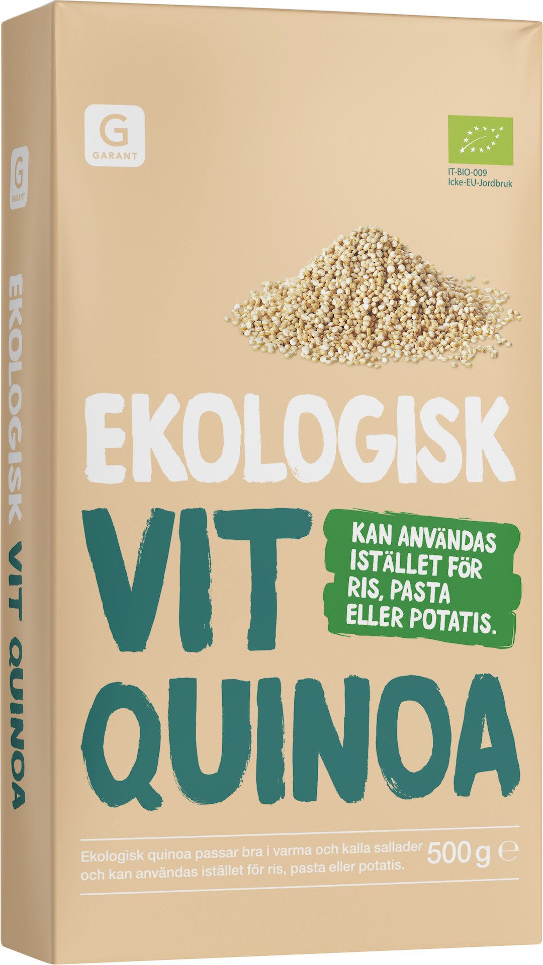 Garant Ekologisk Vit Quinoa 500g