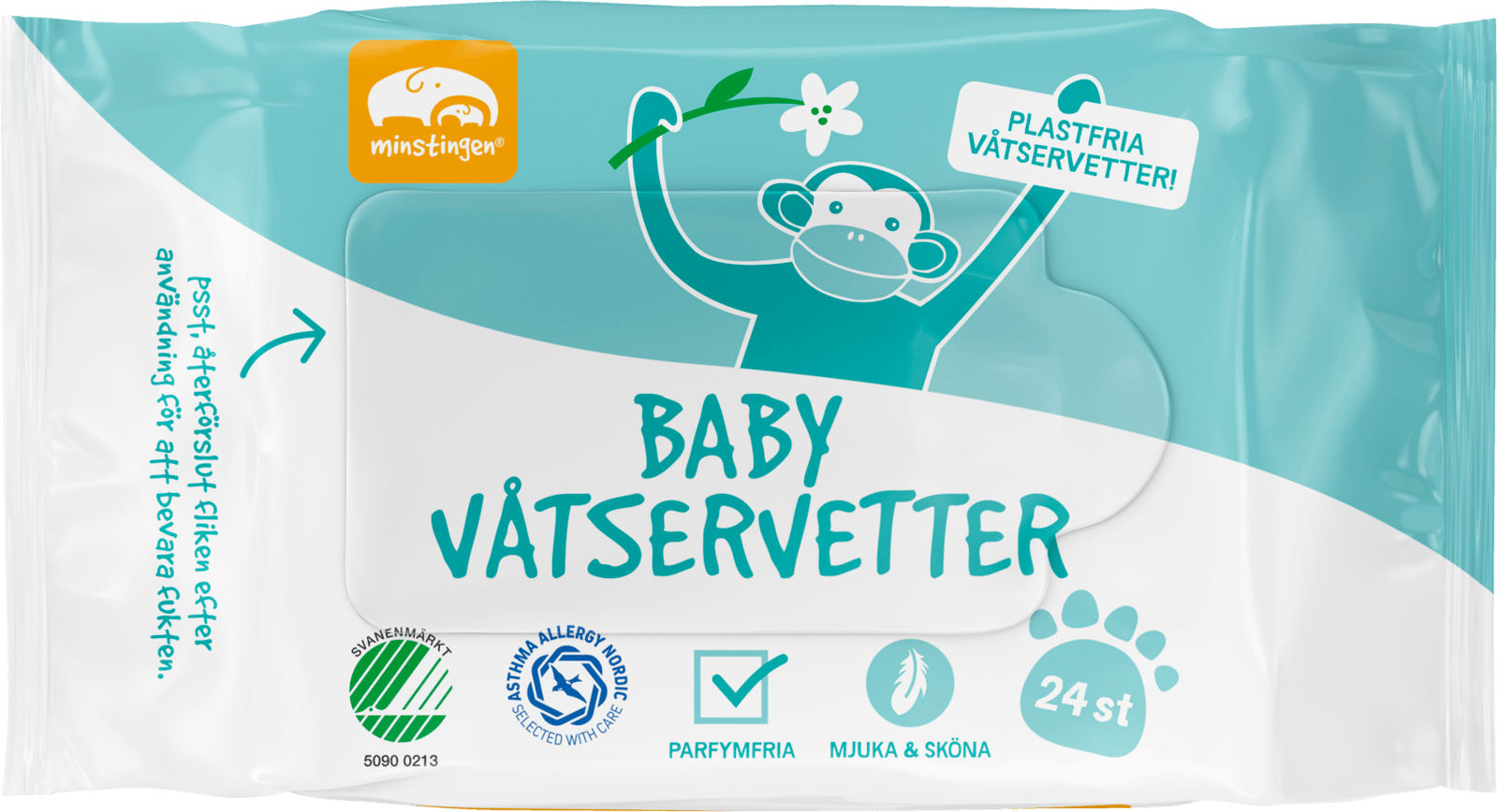 Minstingen Babyvåtservetter 24 st