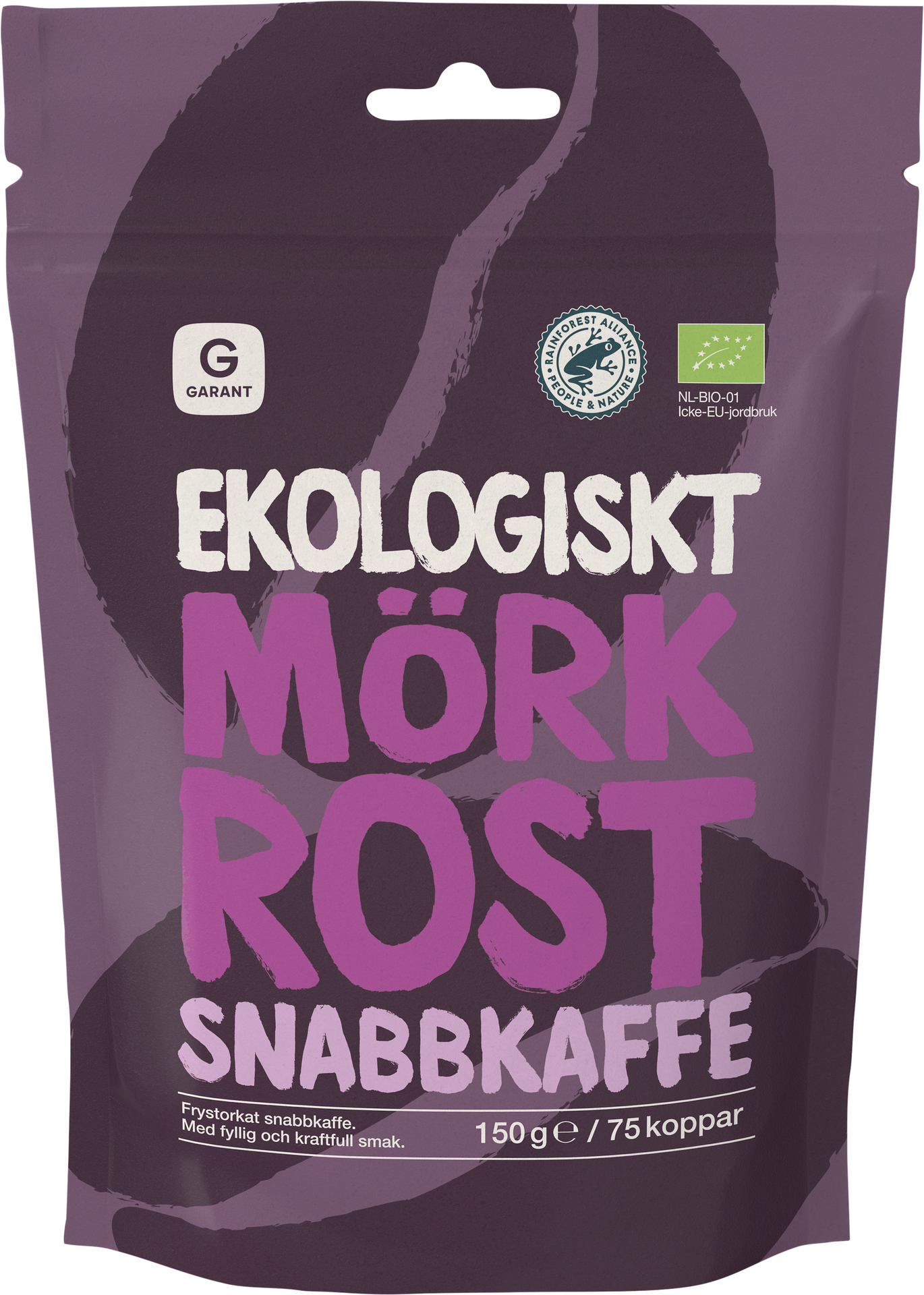 Garant Snabbkaffe Mörkrost 150 g
