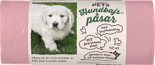 Smart Pets Bajspåse rosa 50 st