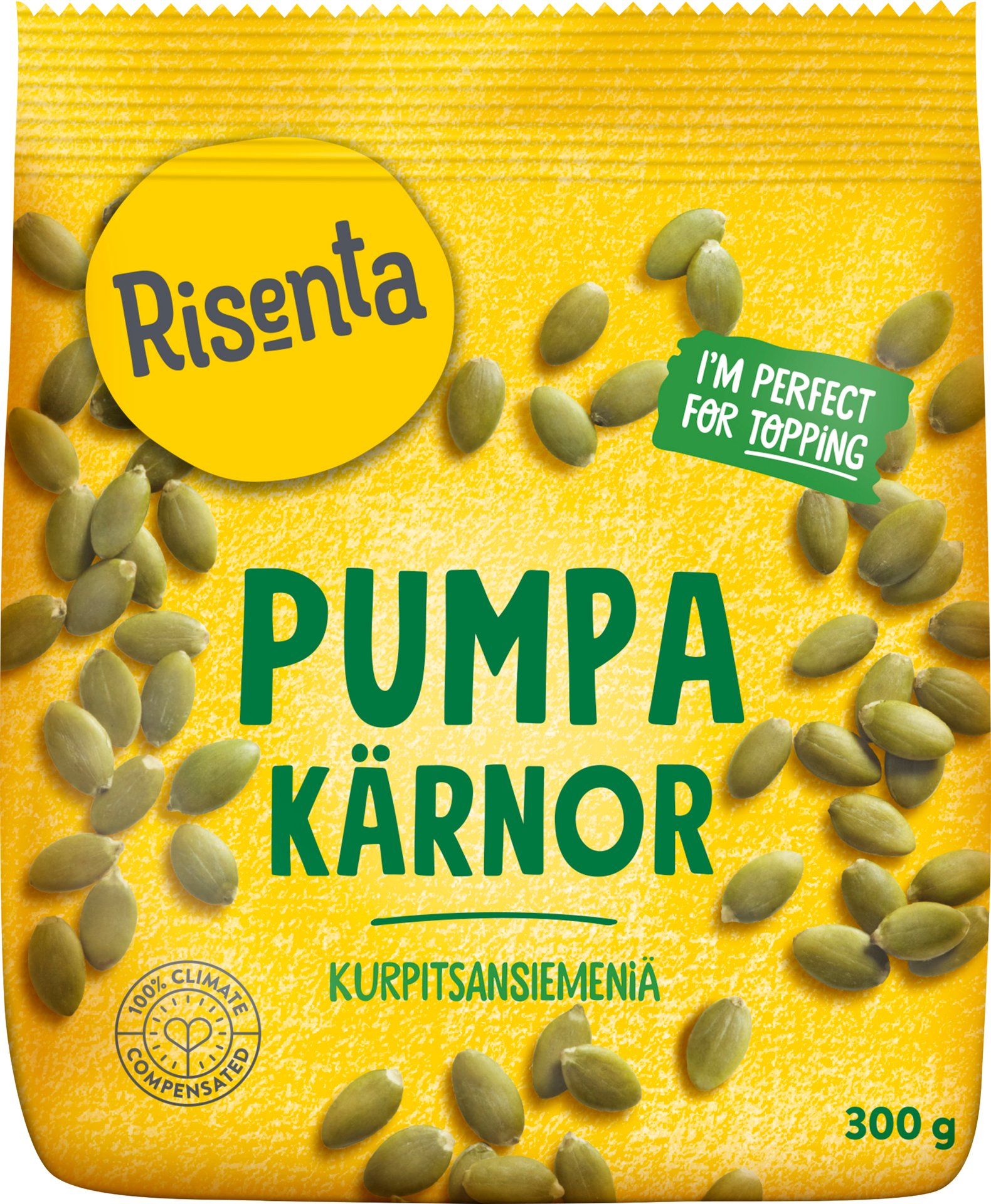 Risenta Pumpakärnor 300 g